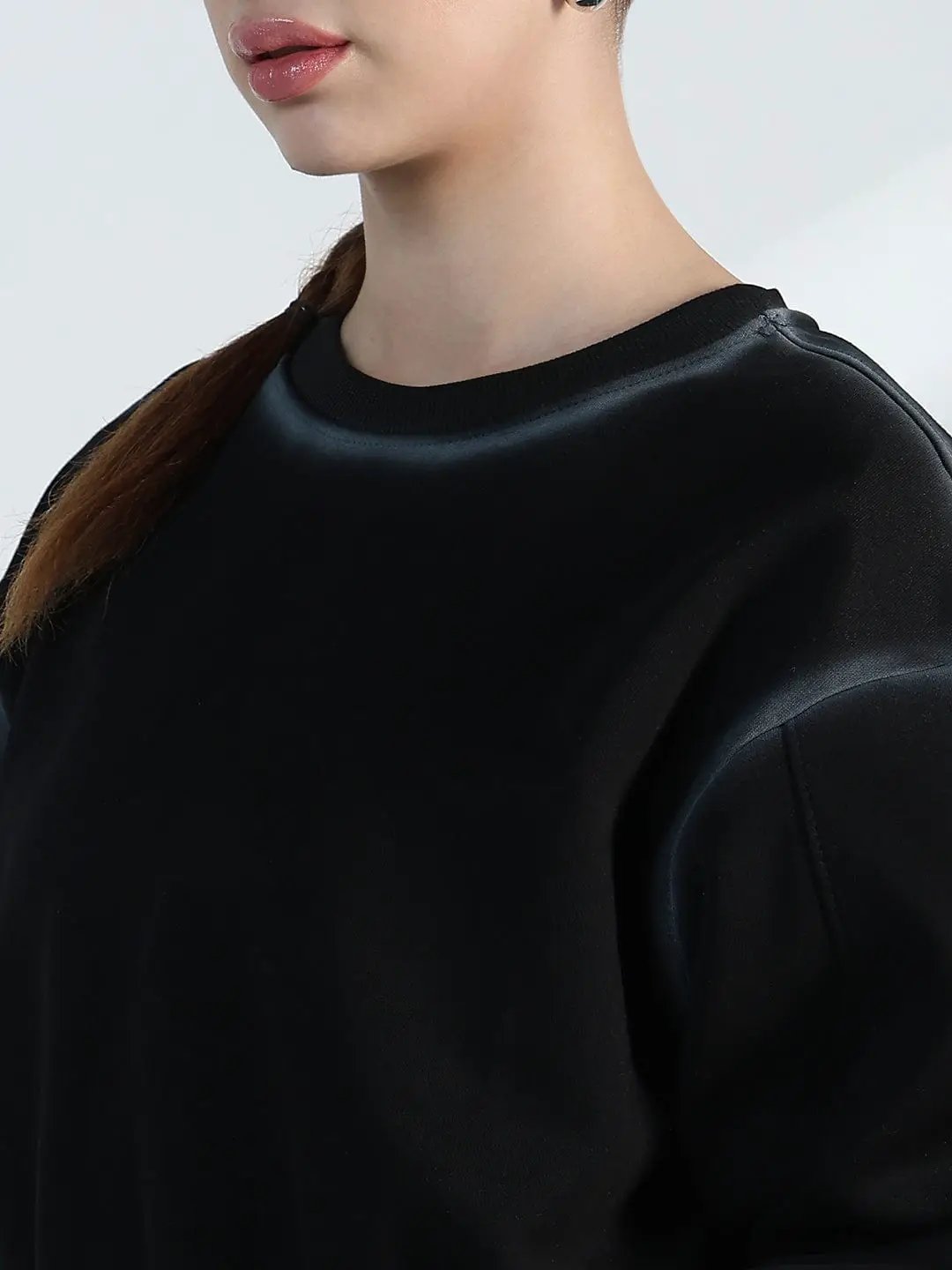 Women's Black Oversized Short Top - Uncategorized from SHOWOFFFF