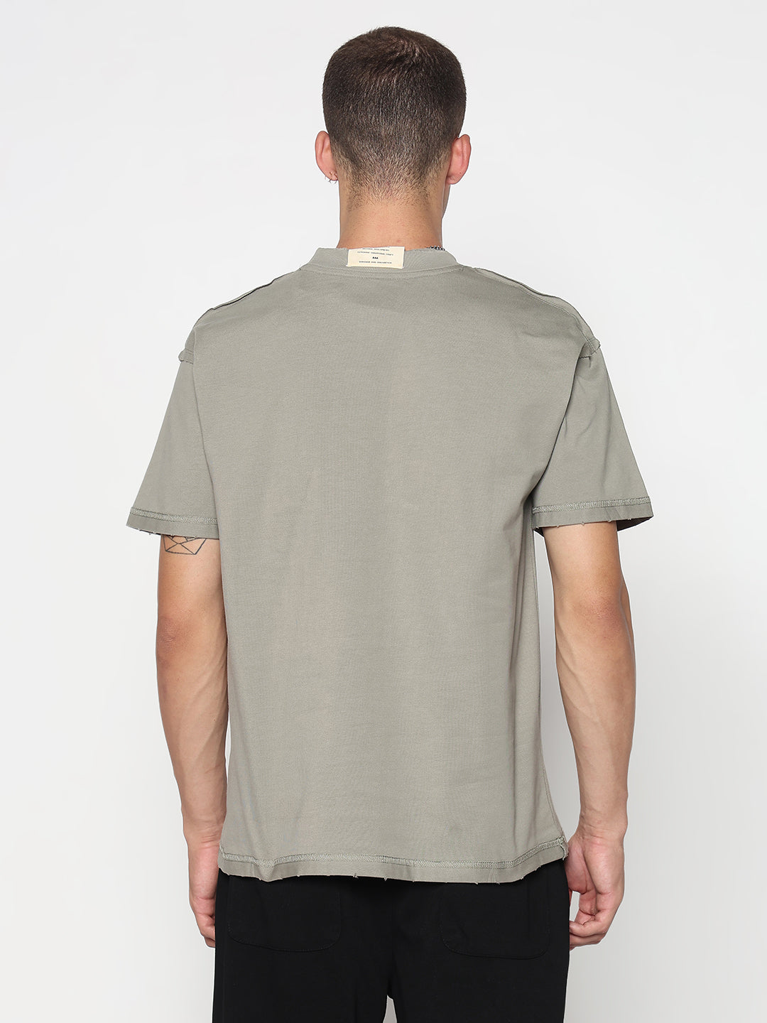 Men's Olive Regular Fit T-Shirt