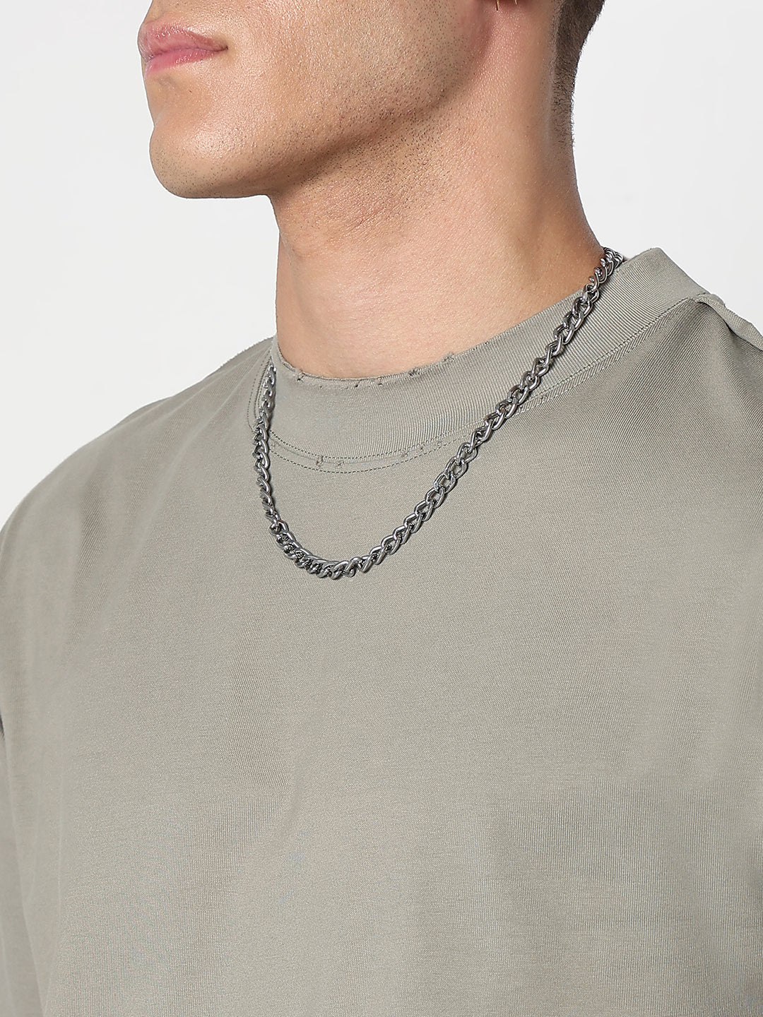 Men's Olive Regular Fit T-Shirt