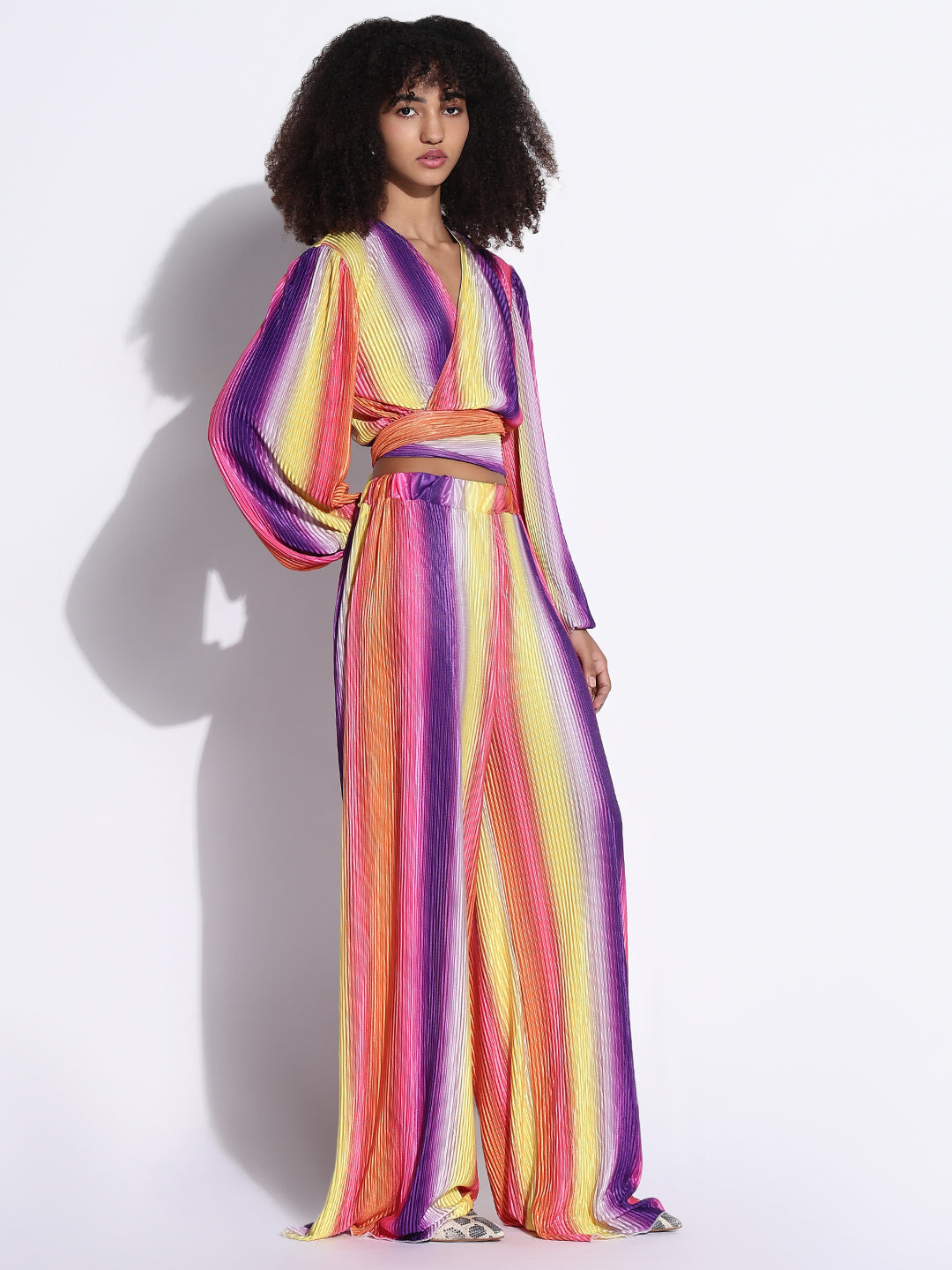 Women's Colorblocked Multi Co-Ords Set