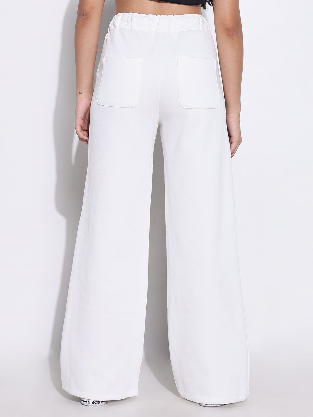 Women's Charcoal Jogger Style Distressed Jeans