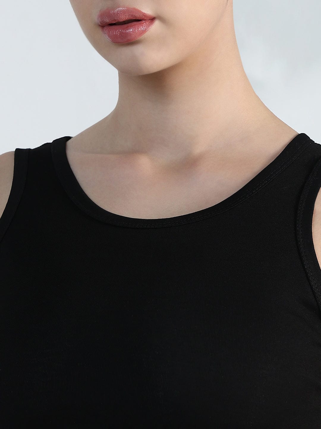 Women's White Crop Sweatshirt with Chain Detail