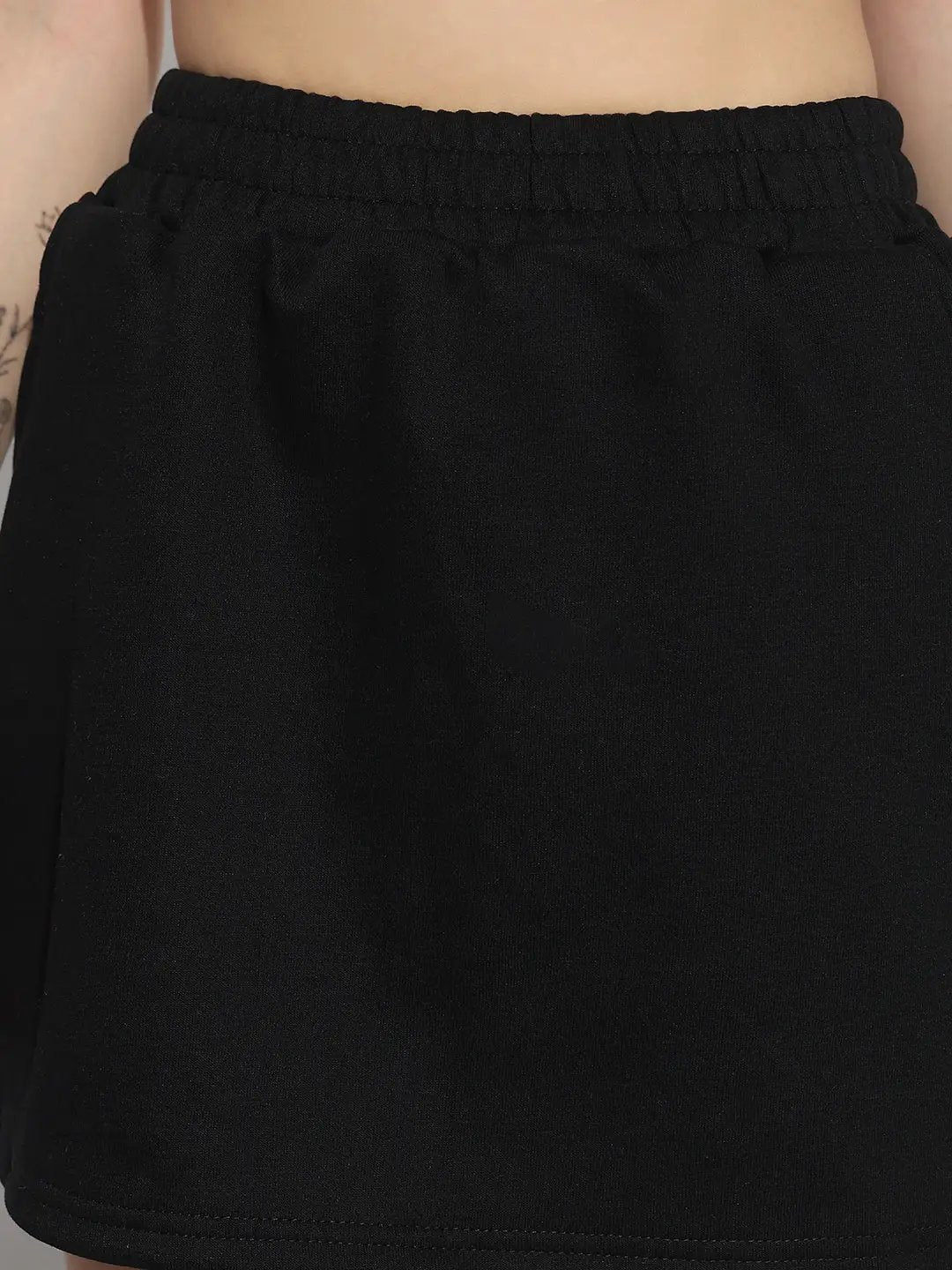 Women's Black Varsity Jacket with Skort Co-ord Set - from SHOWOFFFF