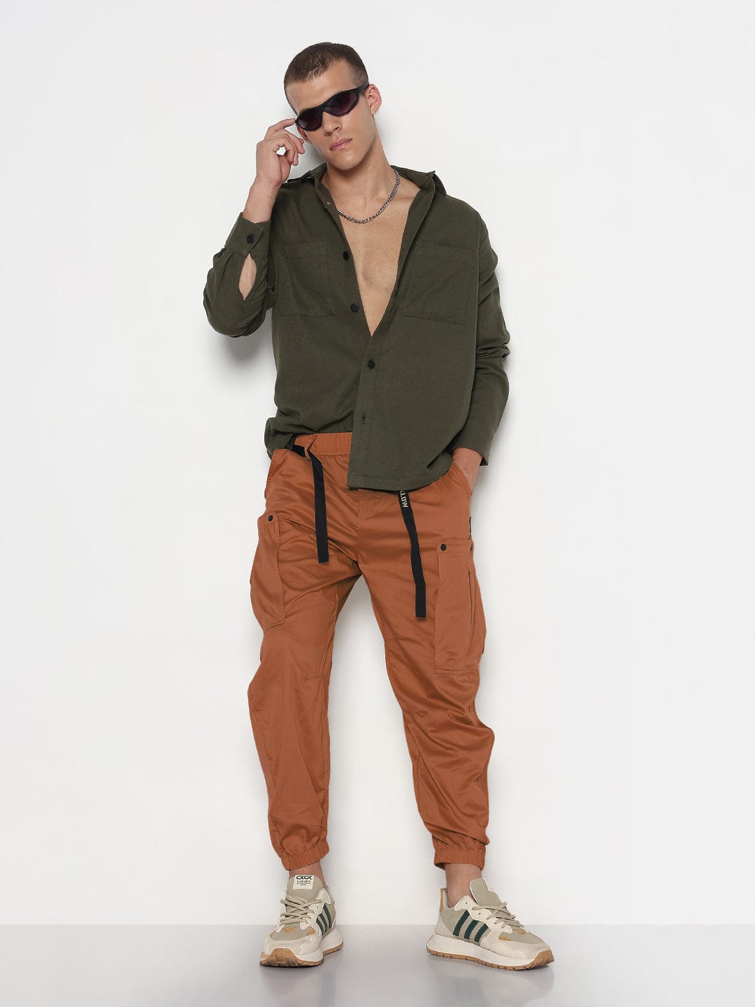 Men's Rust Relaxed Fit Cargos