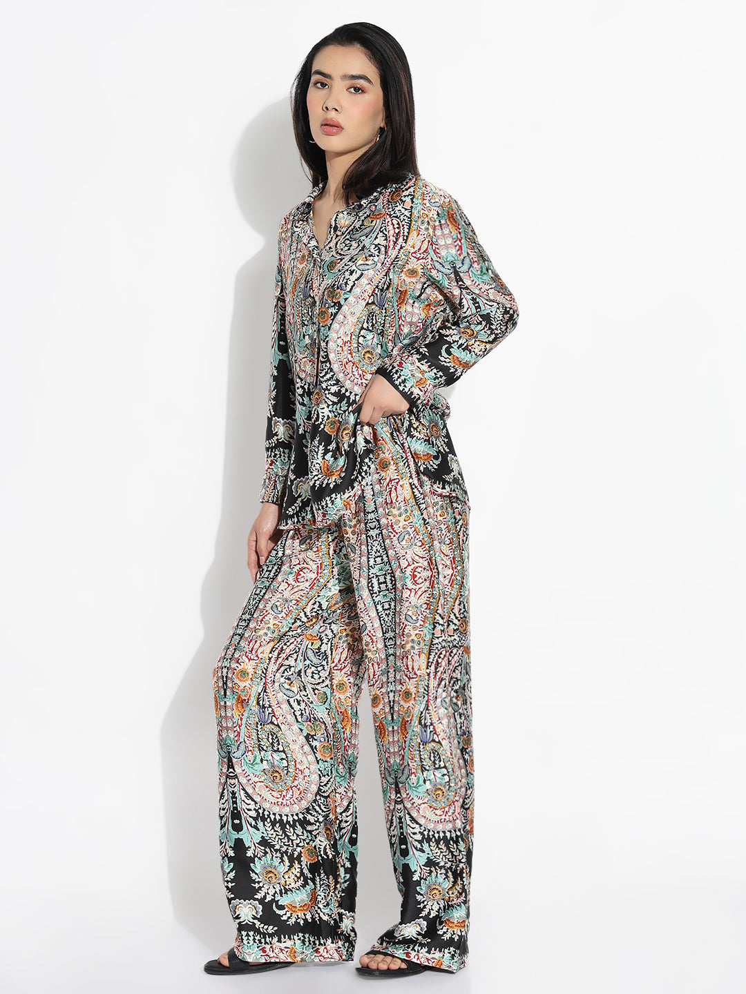 Women Multicolored Printed Co-ords Set