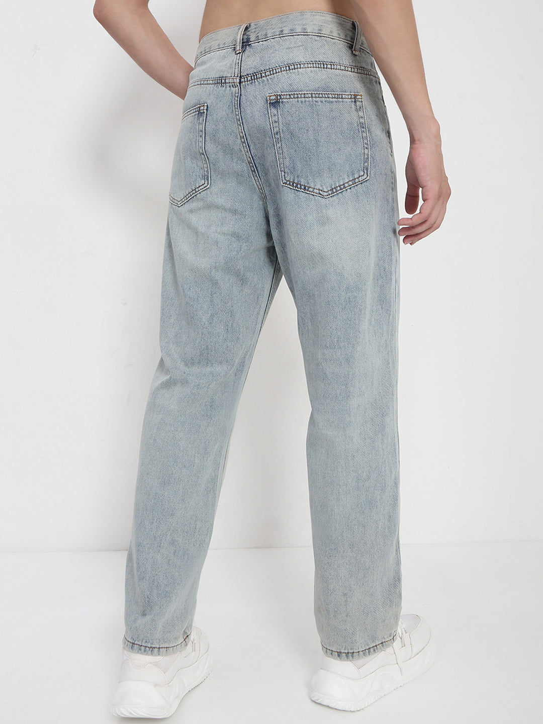 Men's Blue Straight Fit Jeans