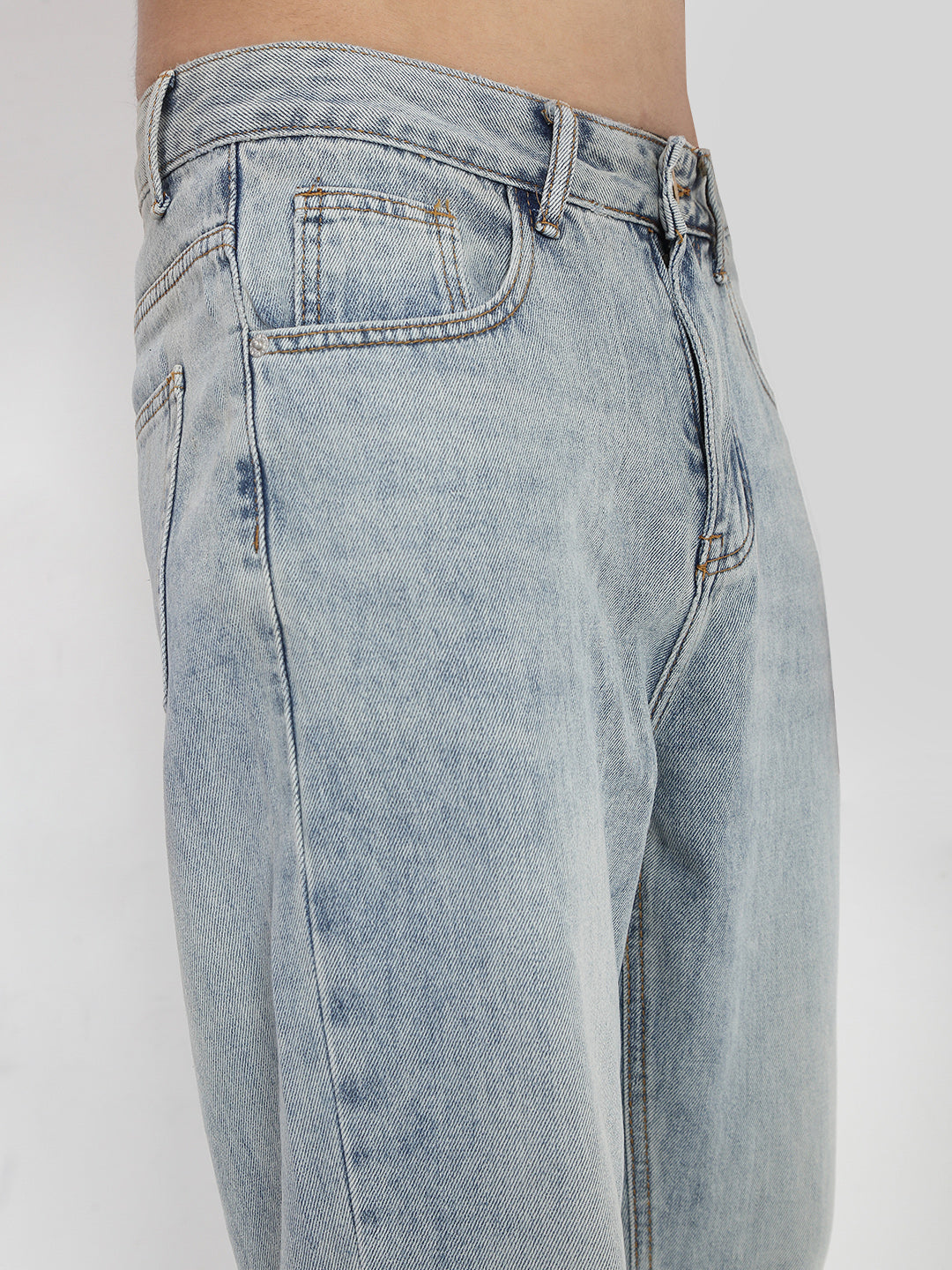 Men's Blue Straight Fit Jeans