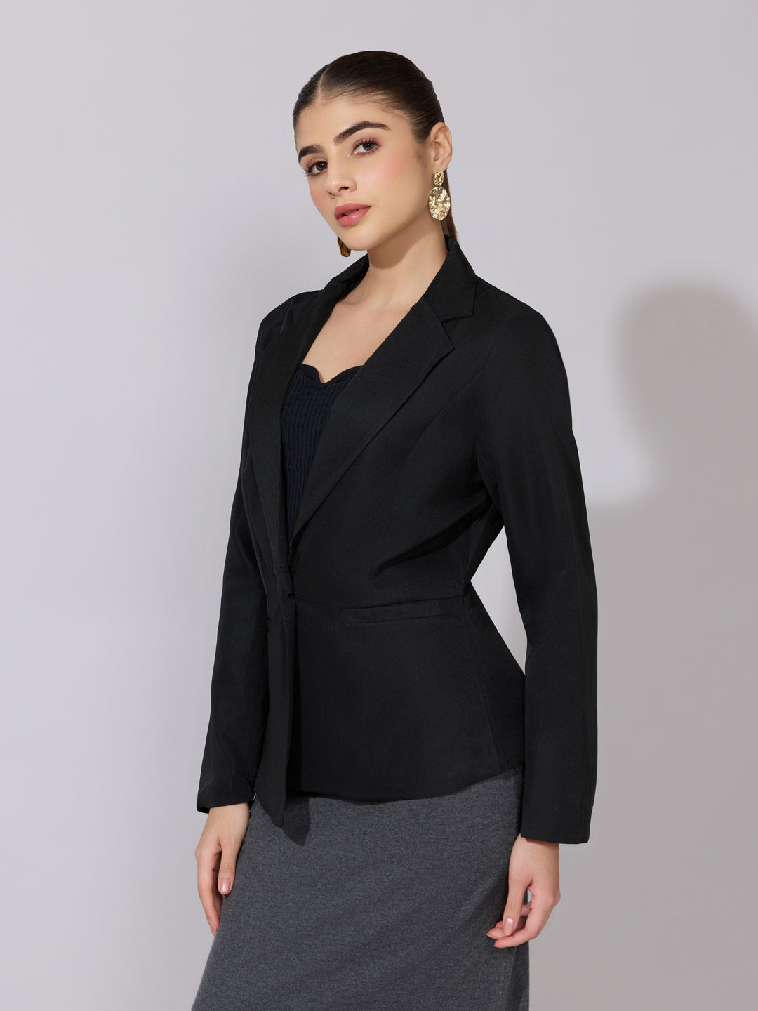Women's Black Classic Tailored Blazer