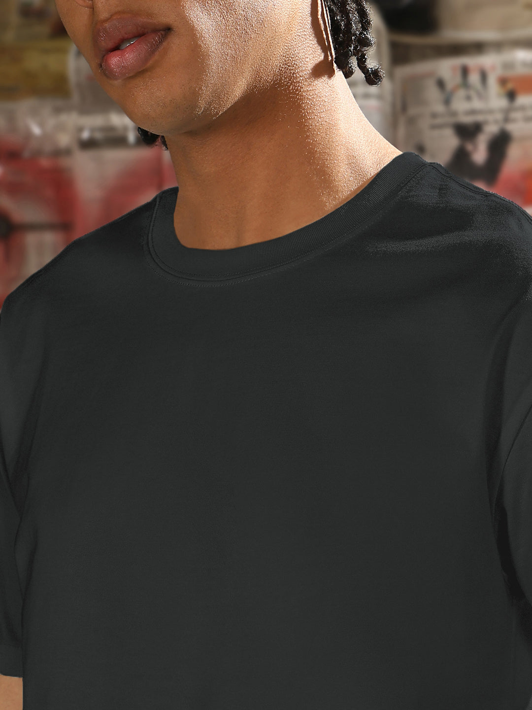 Men's Grey Regular Fit T-Shirt