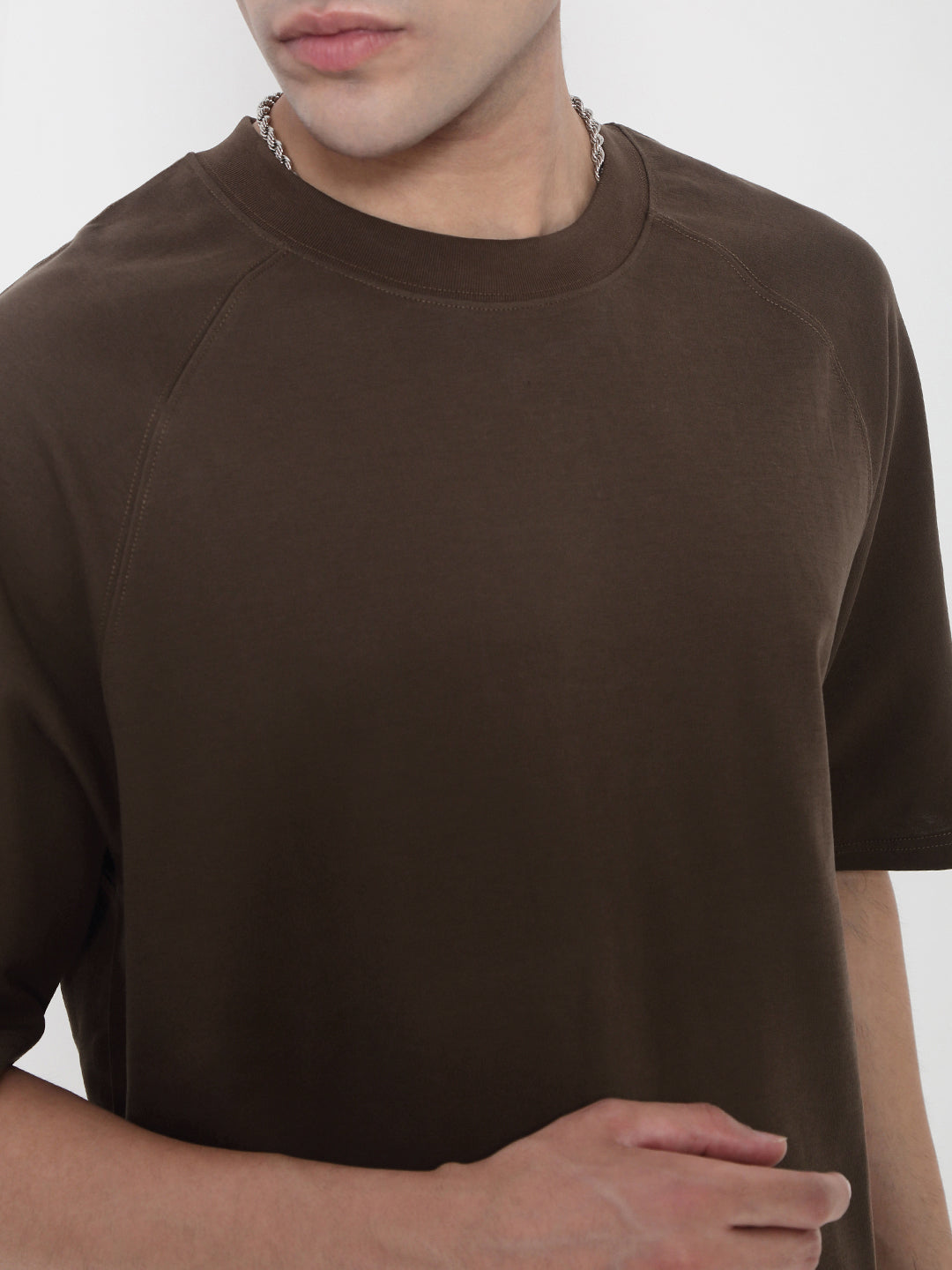 Men's Brown Oversized T-Shirt