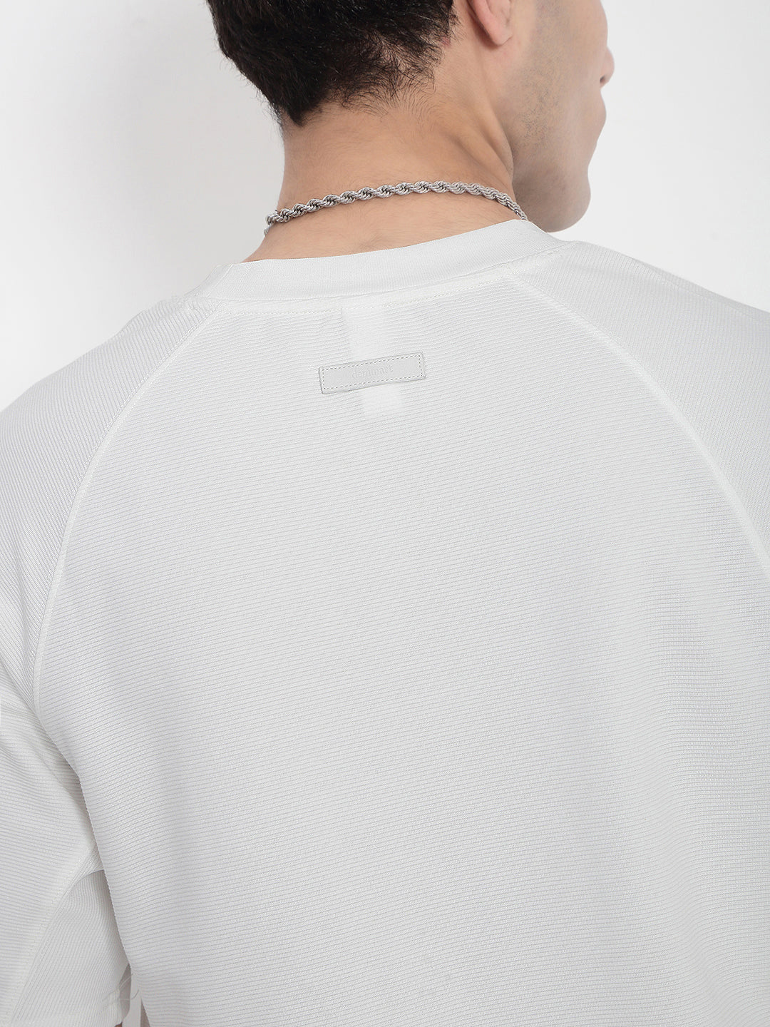 Men's White Relaxed Fit T-Shirt