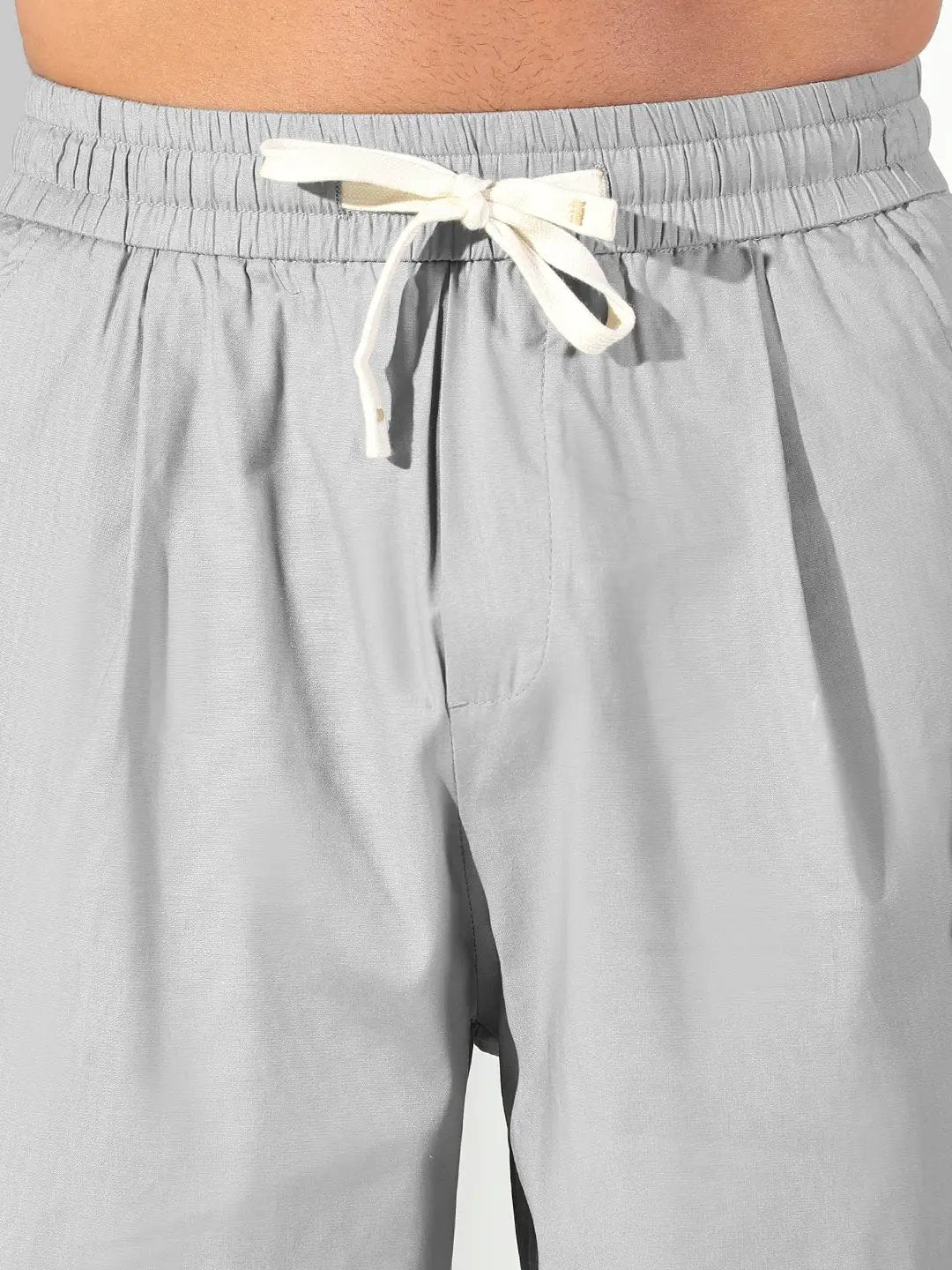 Men's Grey Relaxed Fit Korean Trouser - from SHOWOFFFF