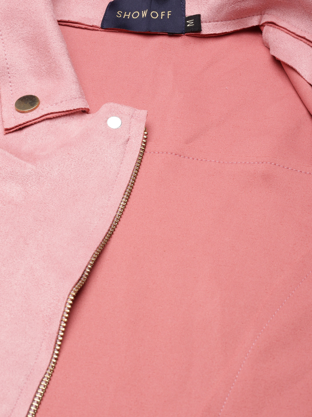 Women Pink Solid Tailored Jacket