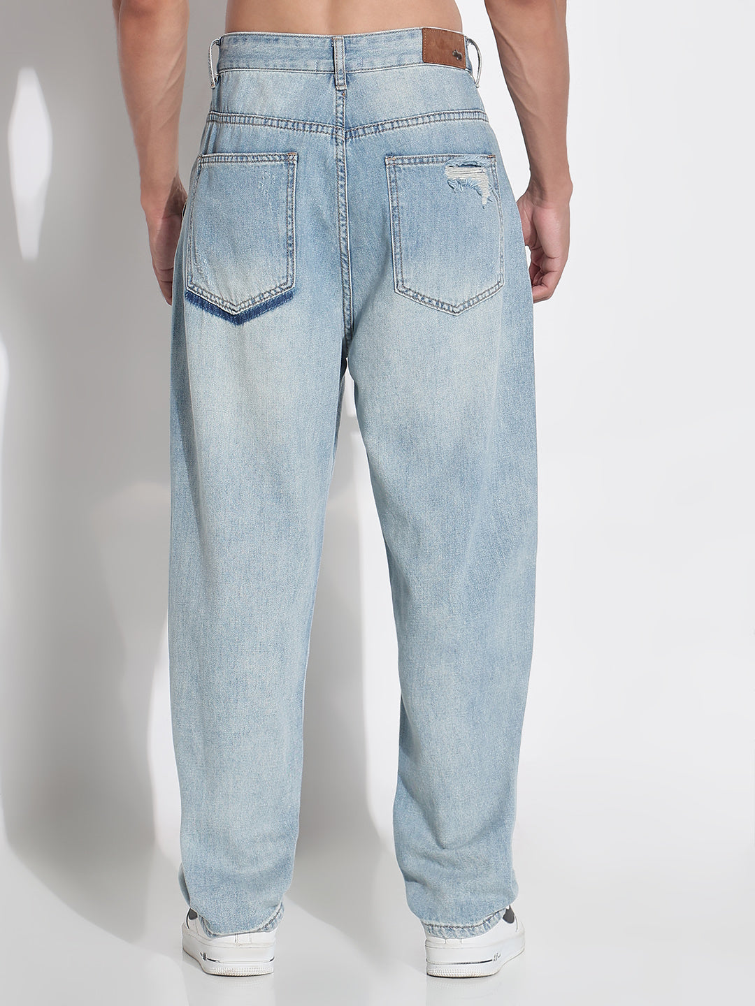 Men's Blue Baggy Denim Jeans