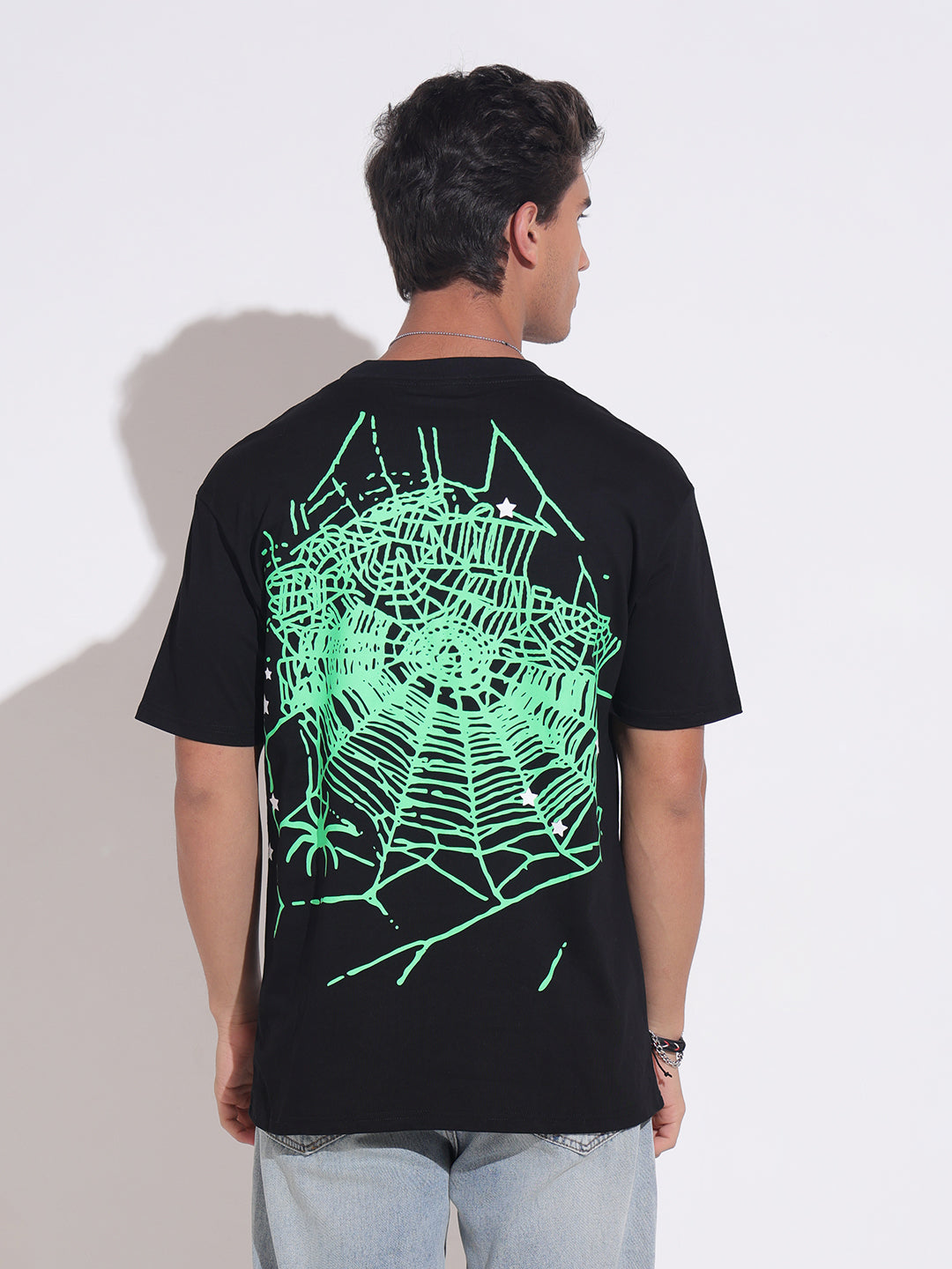 Men's Graphic Printed Black T-Shirt