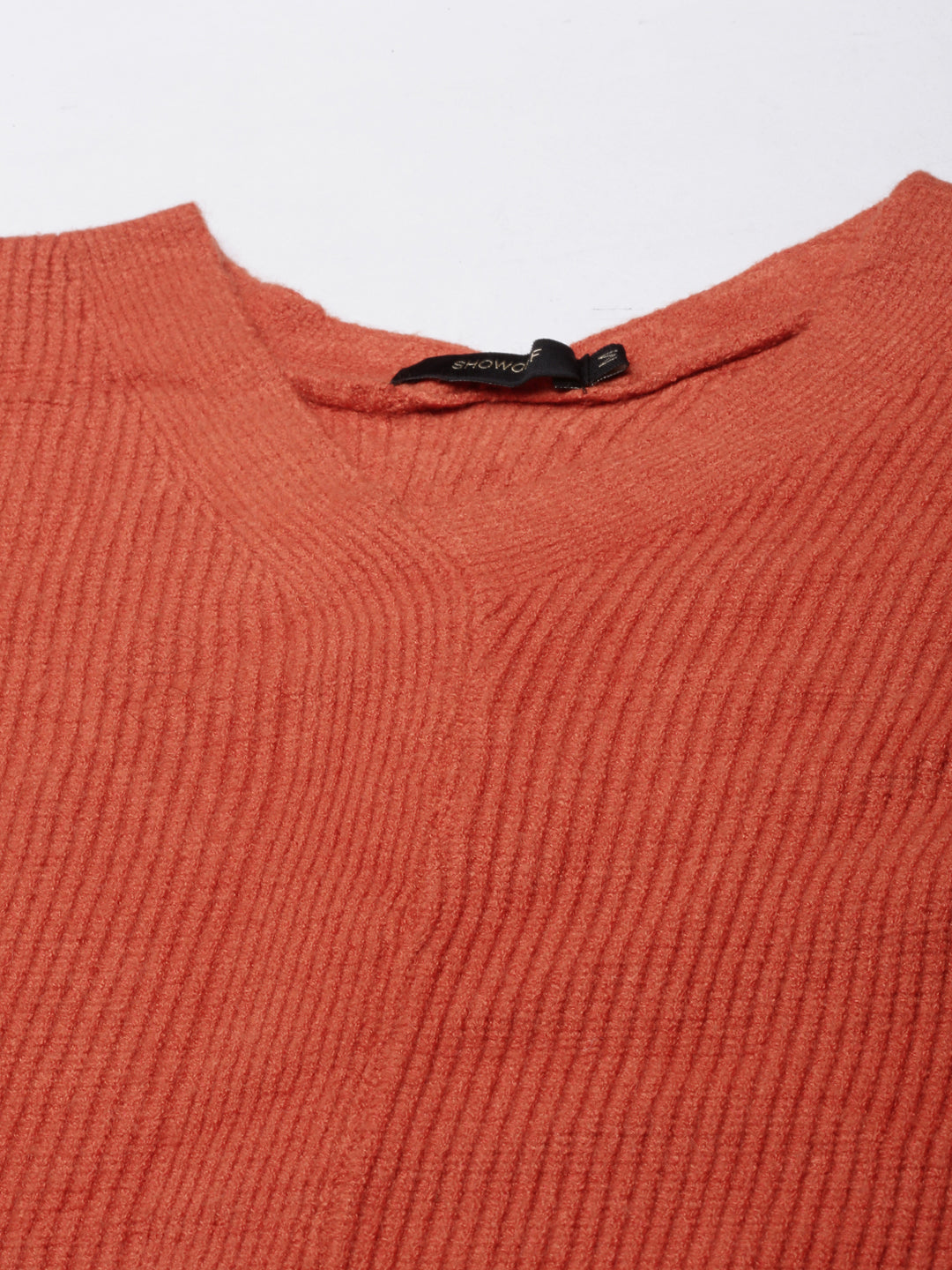 Women Orange Solid Regular Top