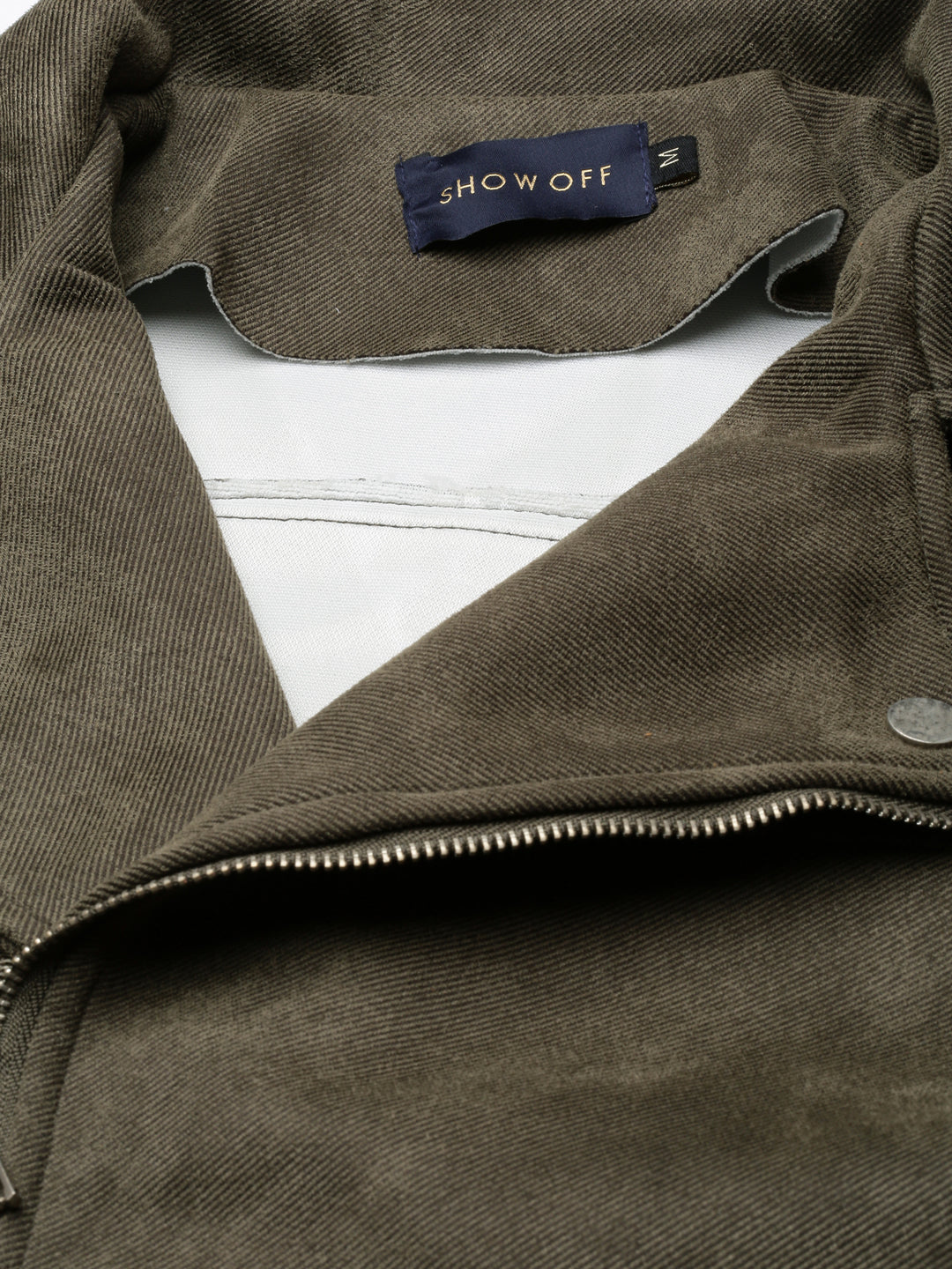 Women's Olive Lapel Collar Tailored Jacket