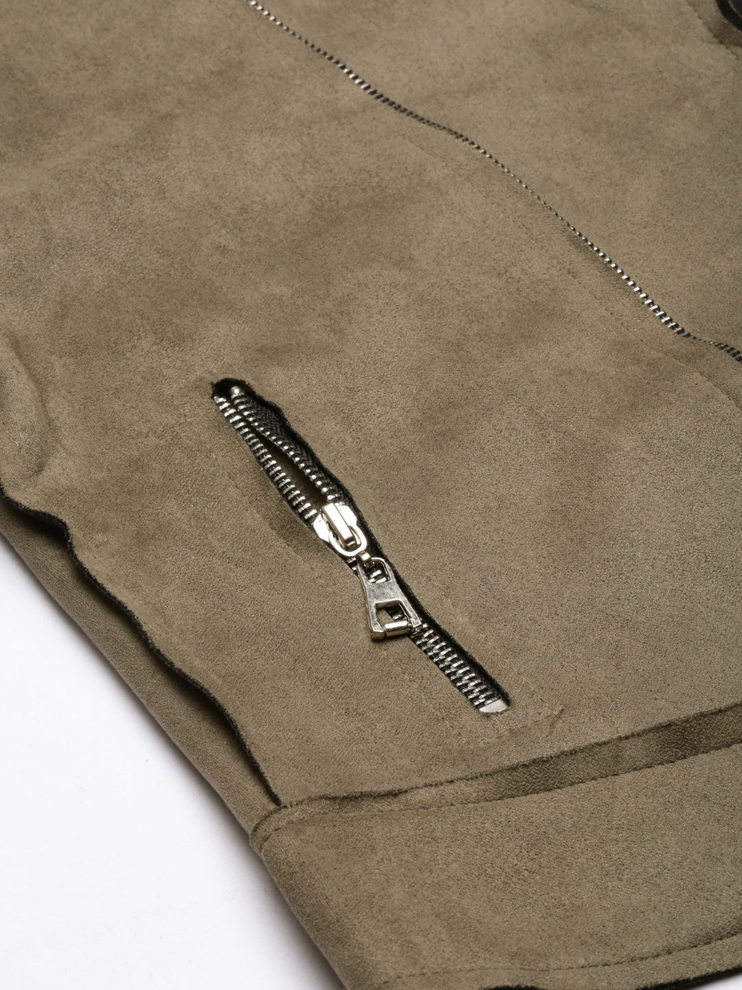 Women's Olive Lapel Collar Tailored Jacket