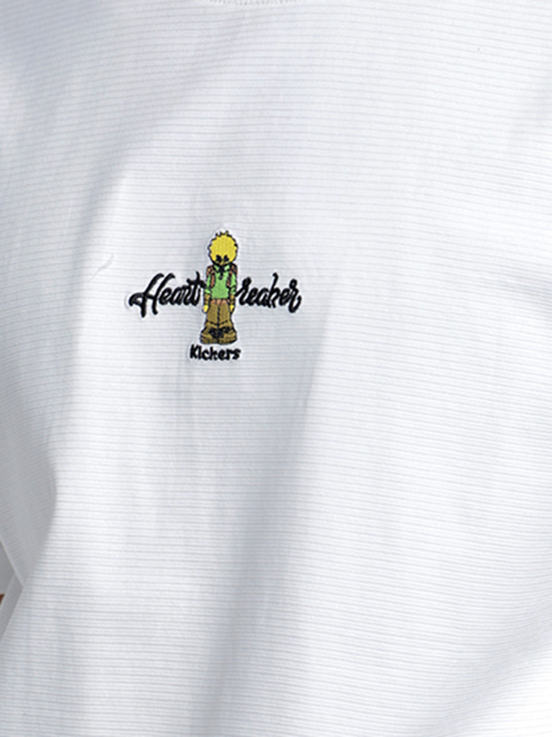 Men's Graphic Print White Short Sleeves Round Neck Relaxed Fit T-Shirt