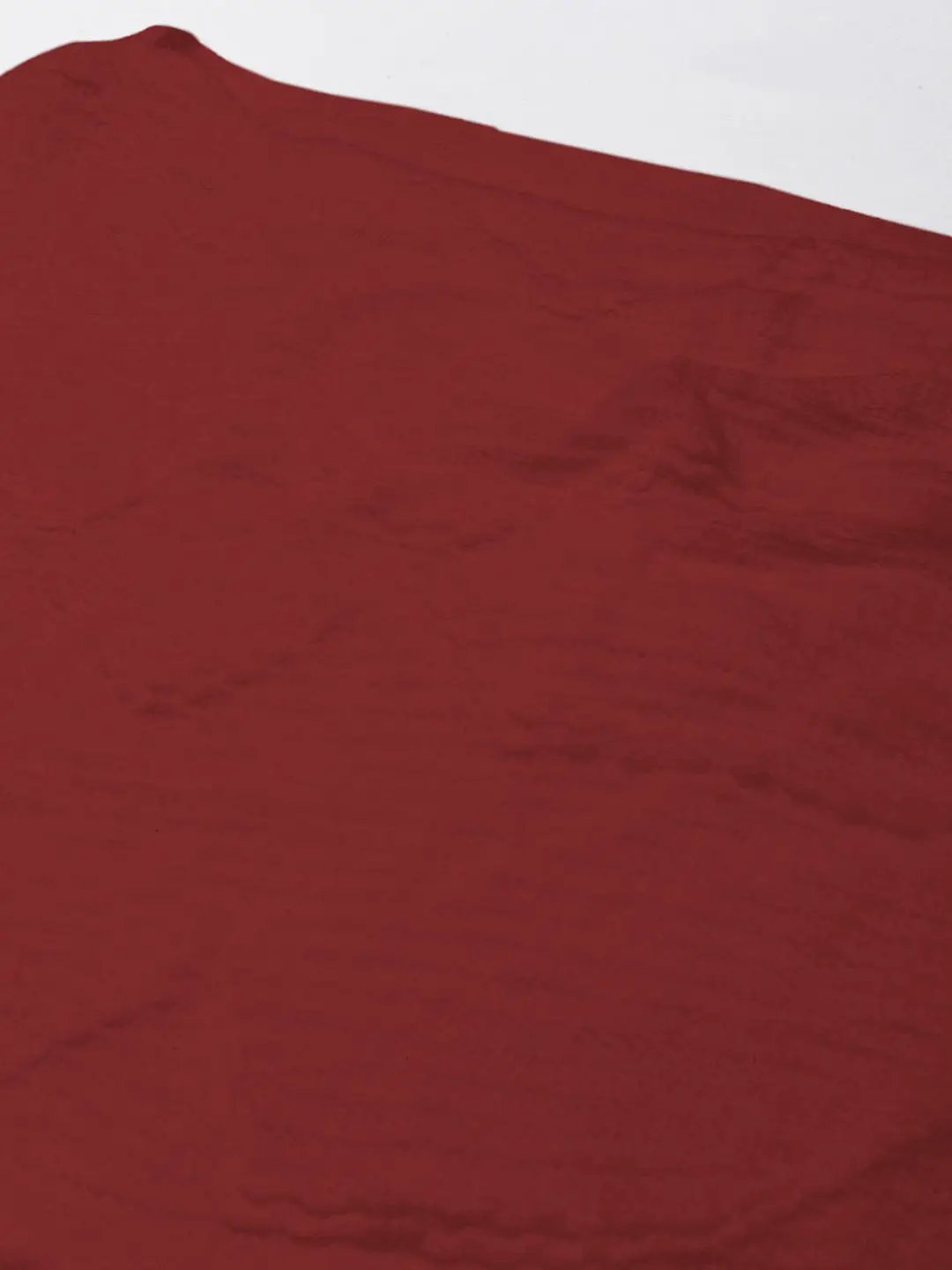 Women's Red V-Neck Poncho with Fringe Hem and Pom-Pom Detail - Uncategorized from SHOWOFFFF
