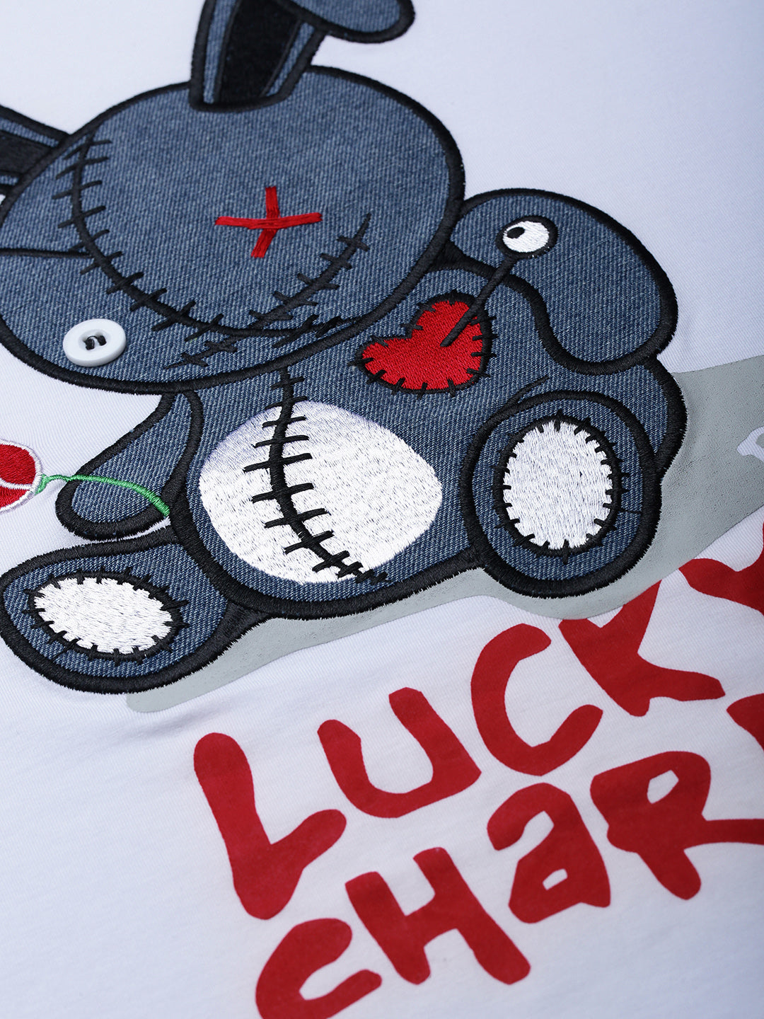 Men's White Graphic Printed Regular Fit T-Shirt