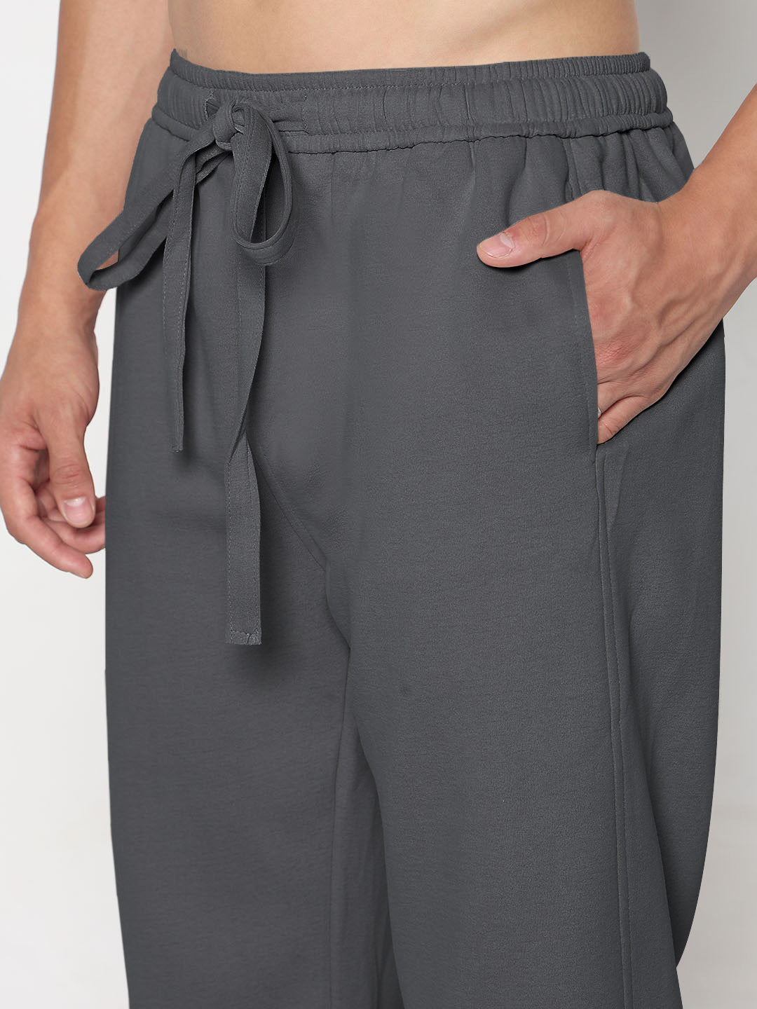 Men's Grey Relaxed Fit Joggers