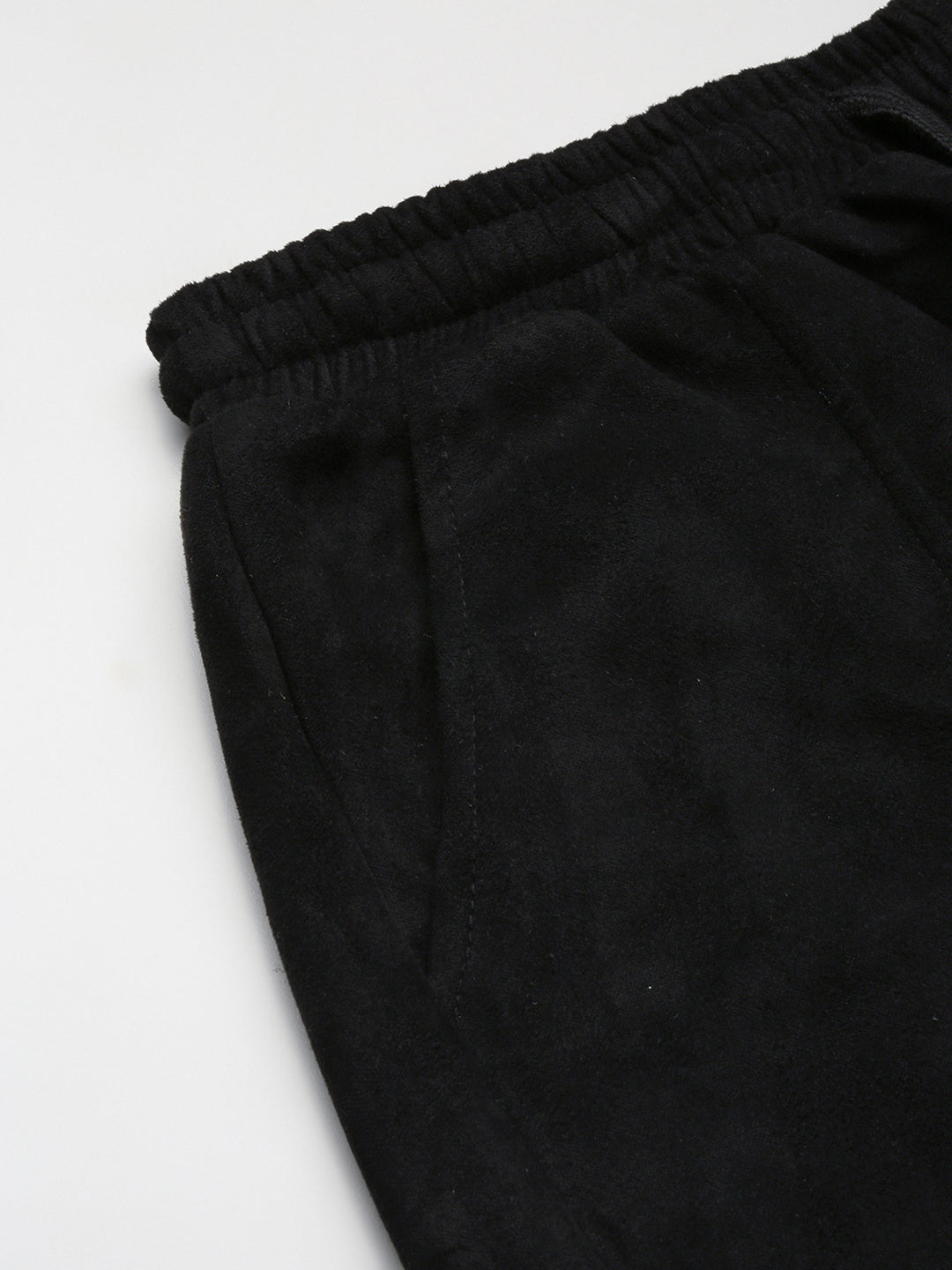 Men Black Solid Shorts