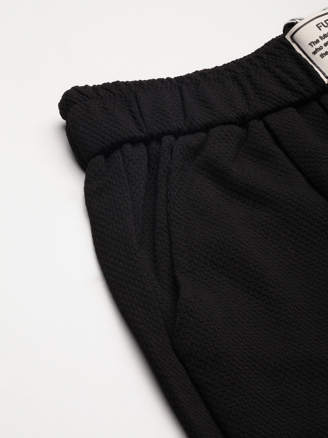 Men Black Solid Shorts