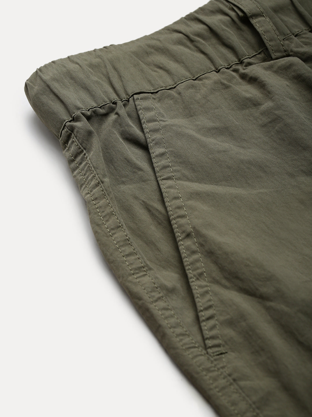 Men's Olive Parachute Trousers