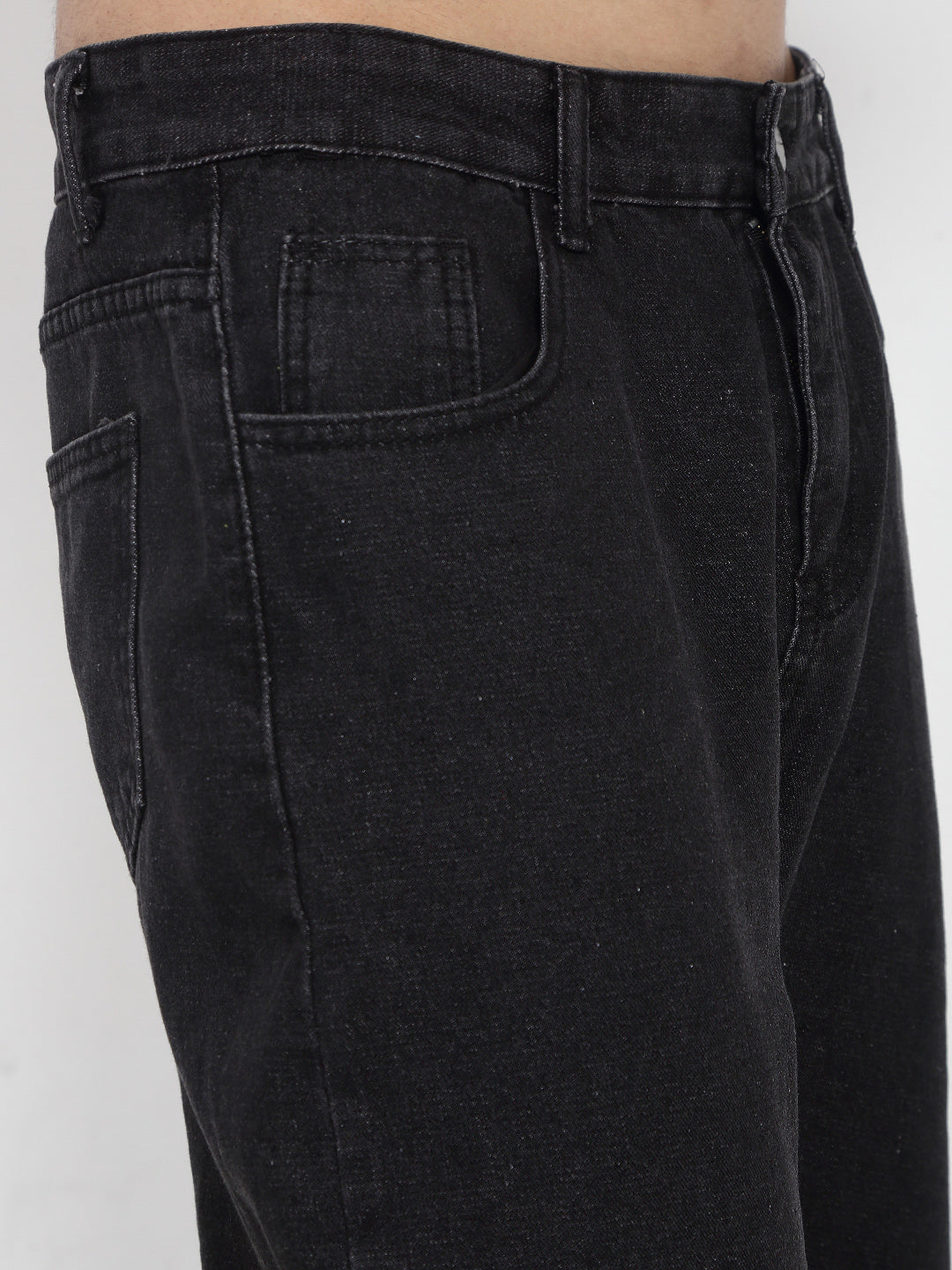Men's Black Relaxed Fit Jeans