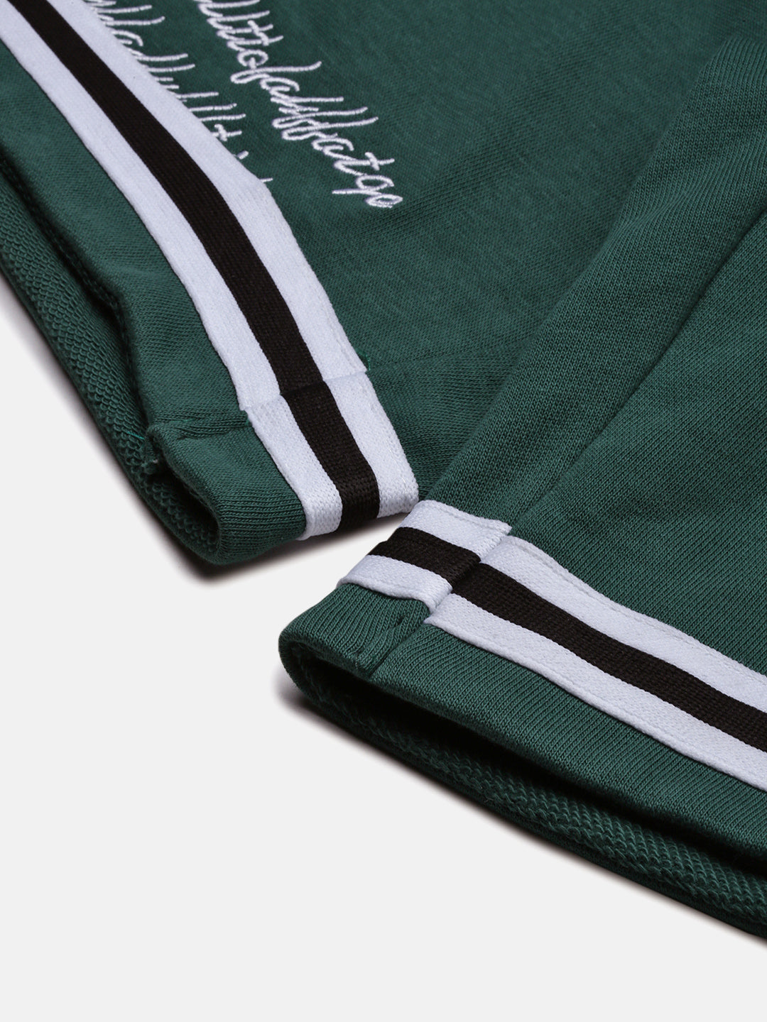 Men Green Graphic Shorts