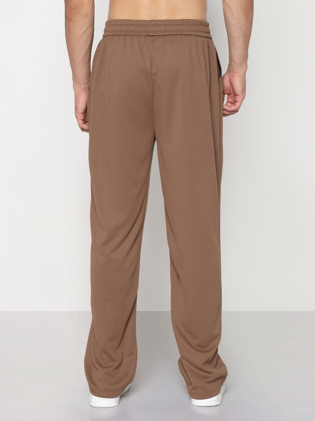 Men's Brown Relaxed Fit Trouser