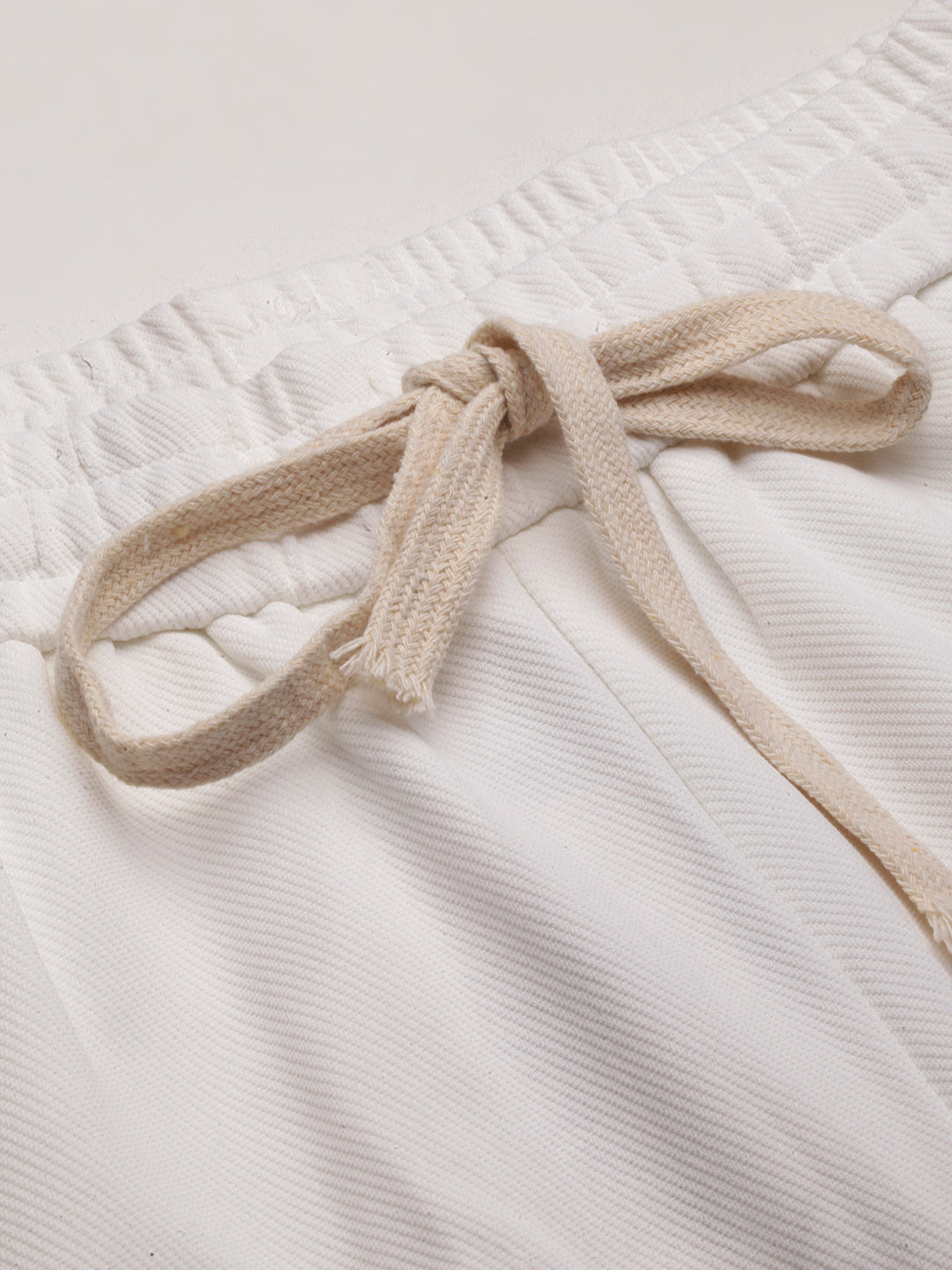 Men's Straight Fit Black & White Trousers with Contrast Side Panels