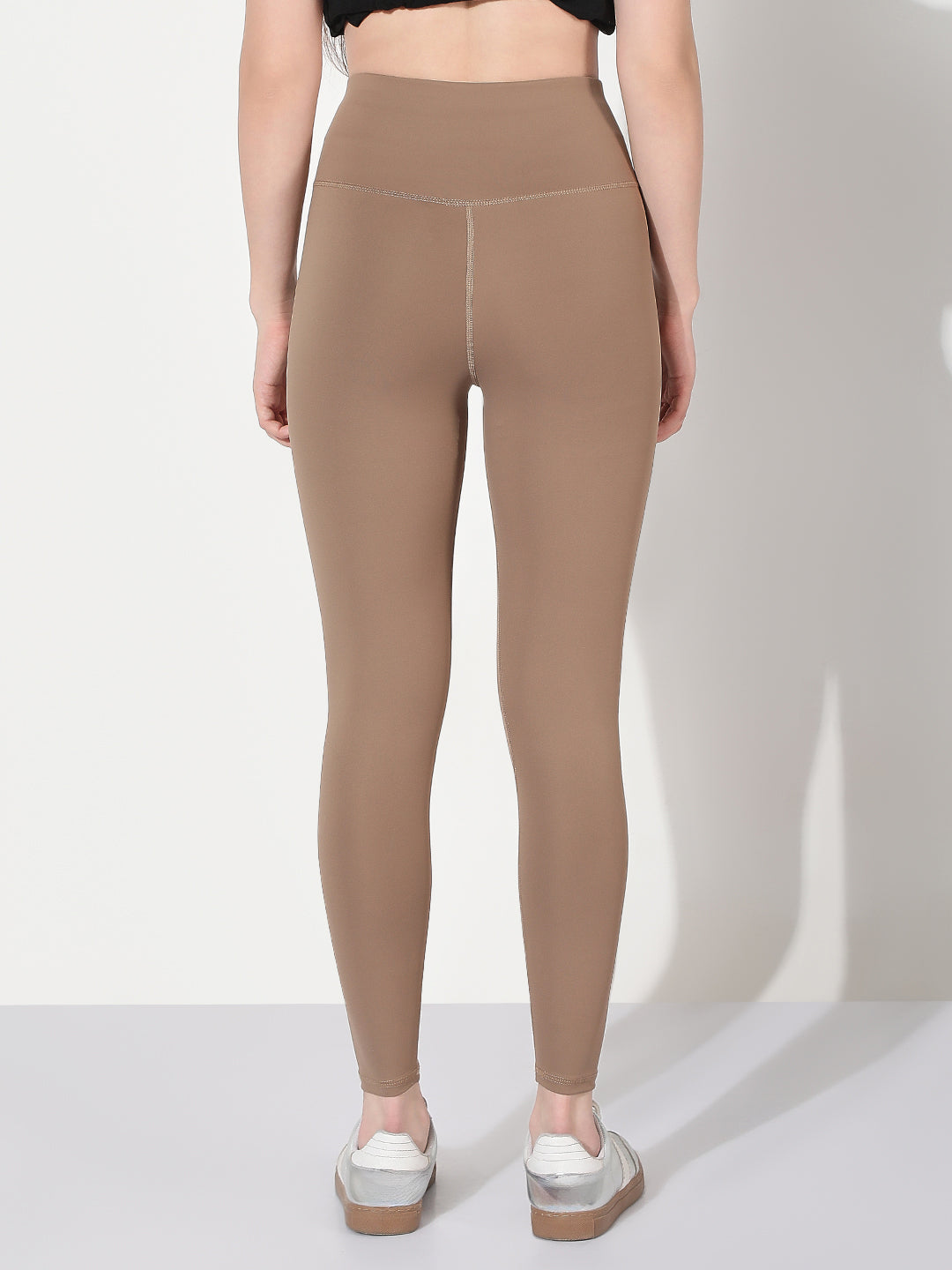 Women's Brown Skinny Fit Track Pants