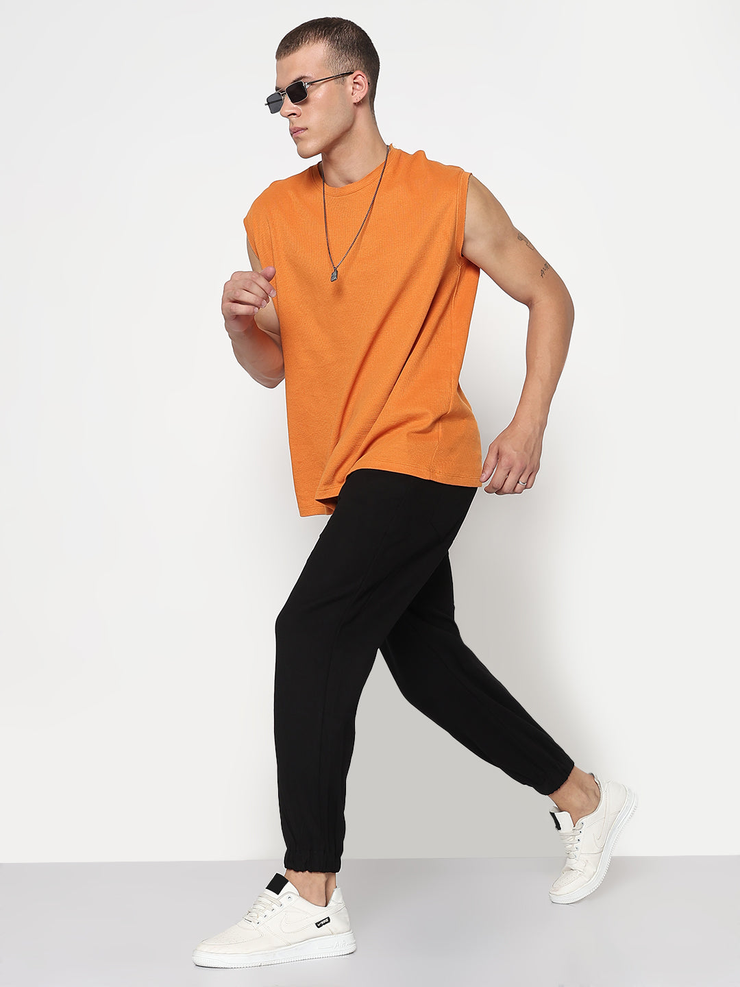 Men's Black Relaxed Fit Joggers