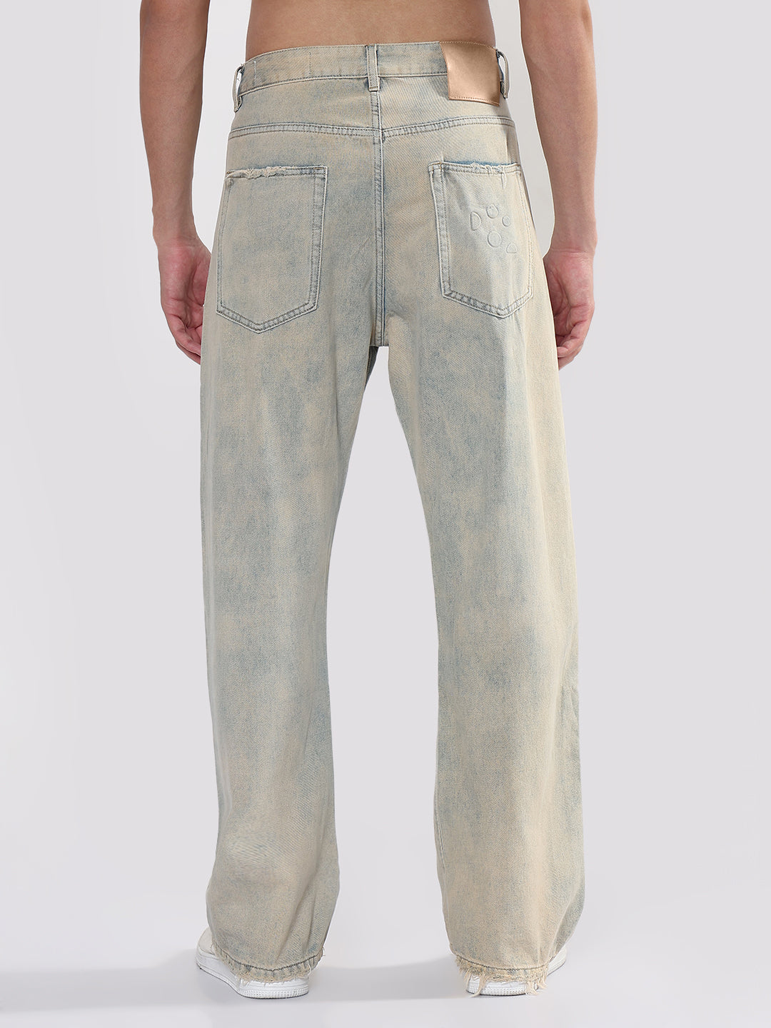 Men's Blue Baggy Fit Jeans