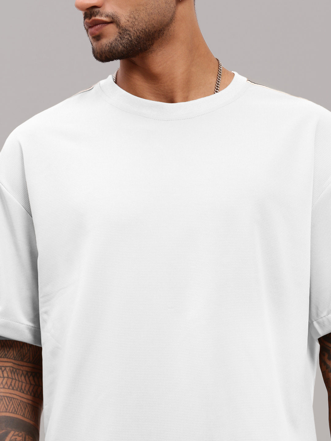 Men's White Athleisure Co-Ords Set