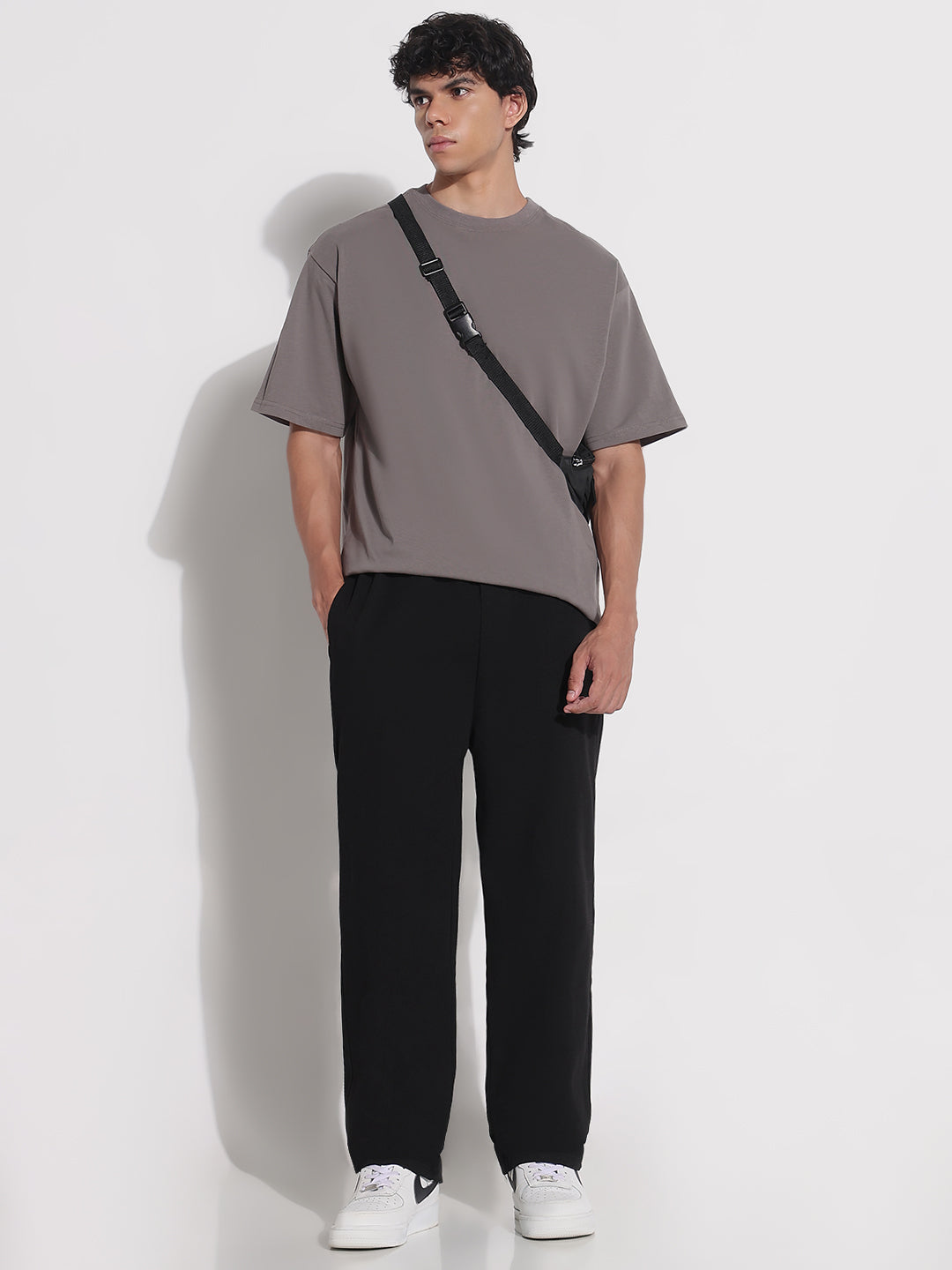 Men's Black Relaxed Fit Denim Jeans