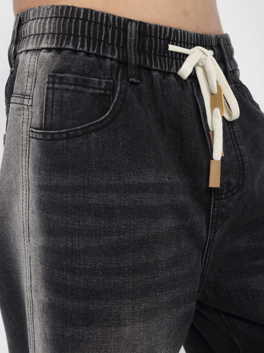 Men's Faded Grey Relaxed Fit Jeans