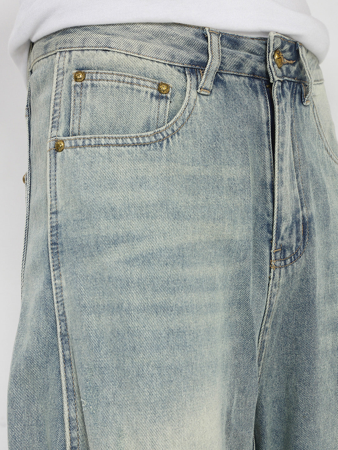 Men's Blue Baggy Jeans