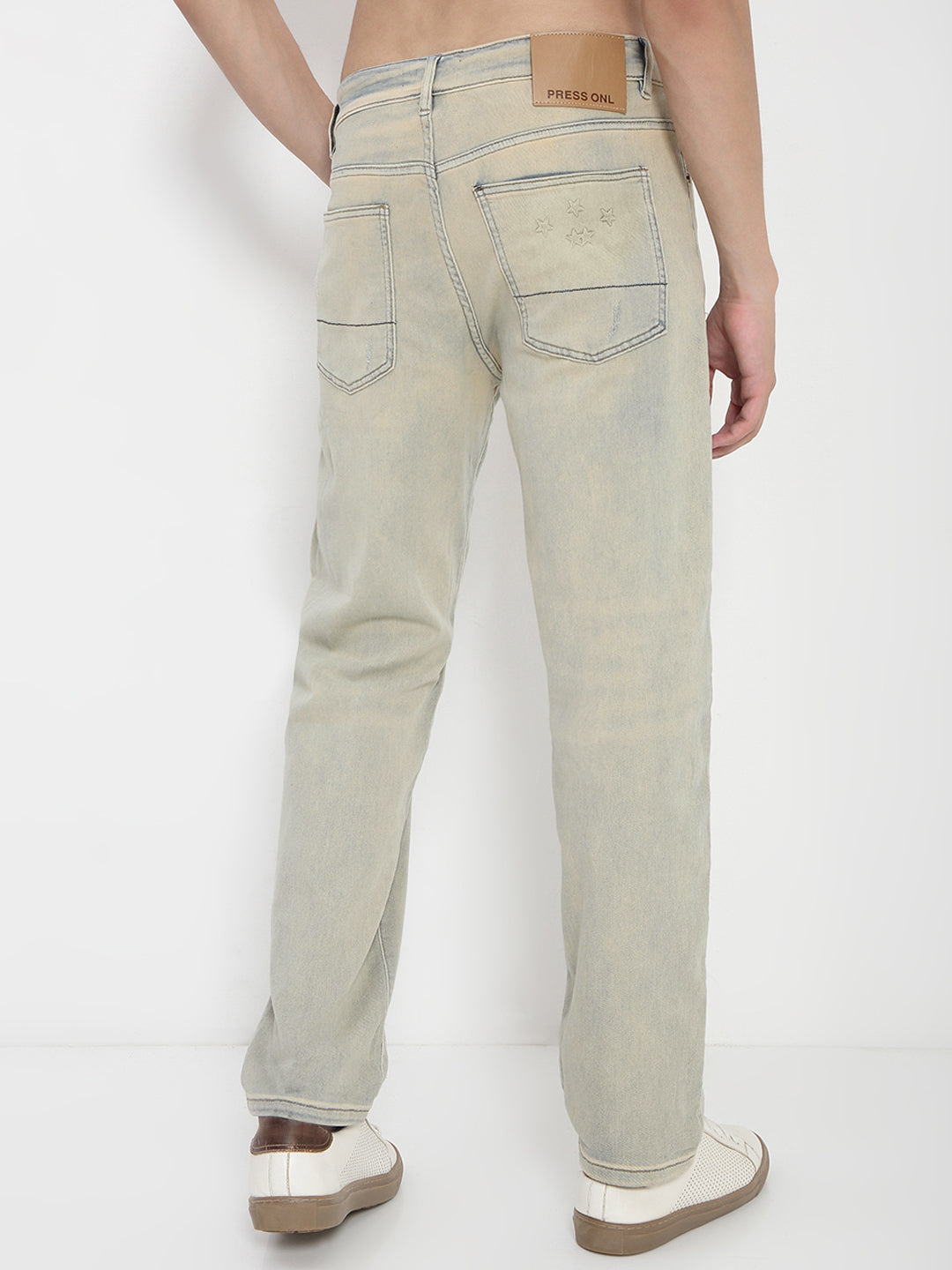 Men's Blue Straight Fit Jeans