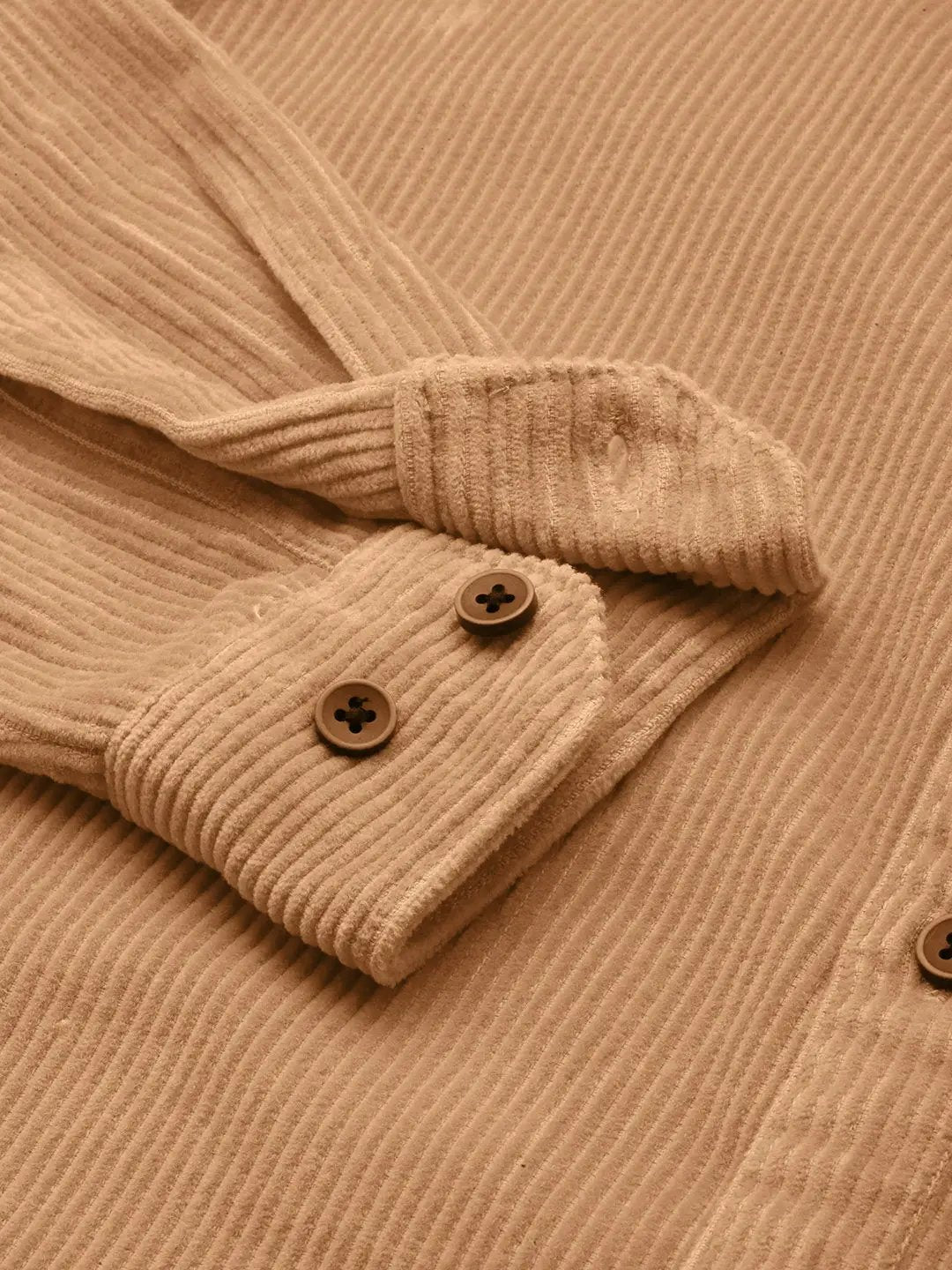 Men's Brown Corduroy Shacket - Uncategorized from SHOWOFFFF