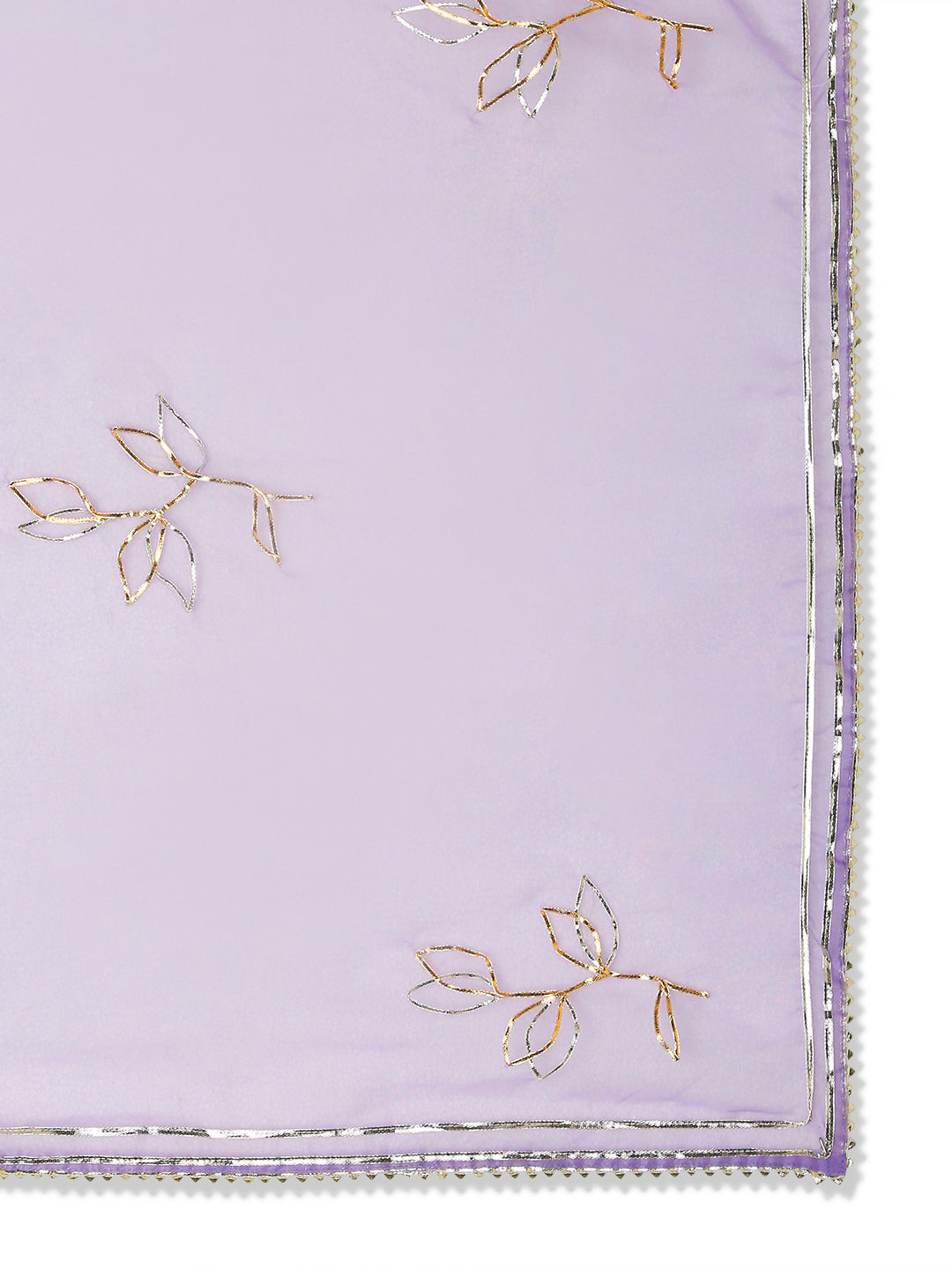 Women's Lavender A-Line Kurta Set with Dupatta