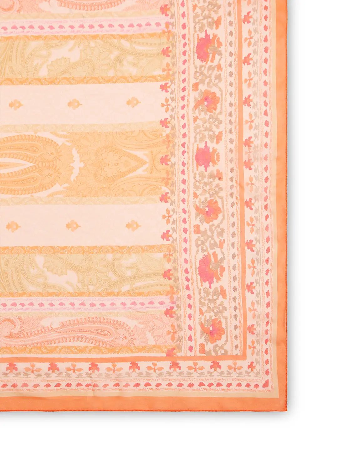 Women's Paisley Orange Kurta Set with Dupatta - from SHOWOFFFF