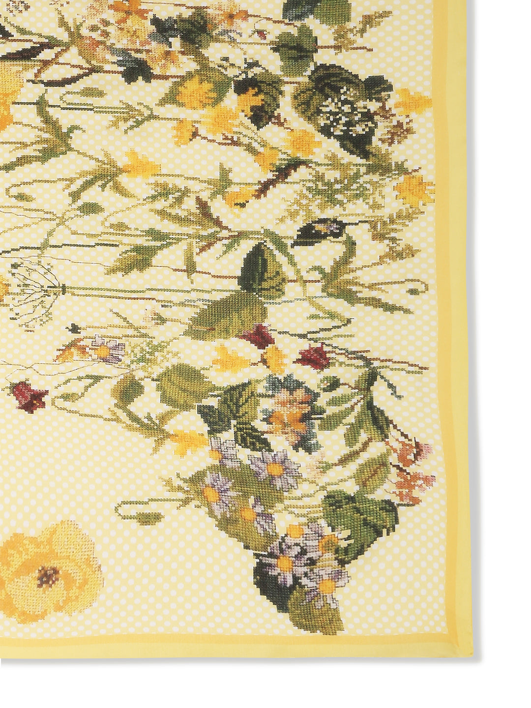 Women's Floral Yellow Kurta Set with Dupatta