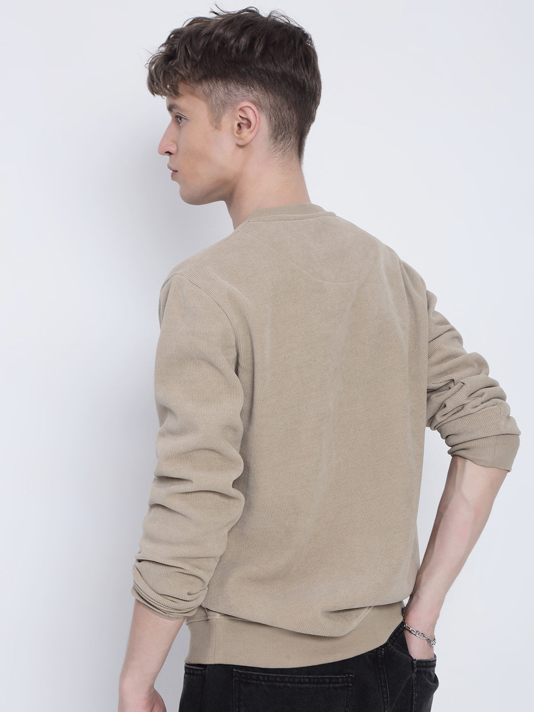 Men's Beige Sweatshirt