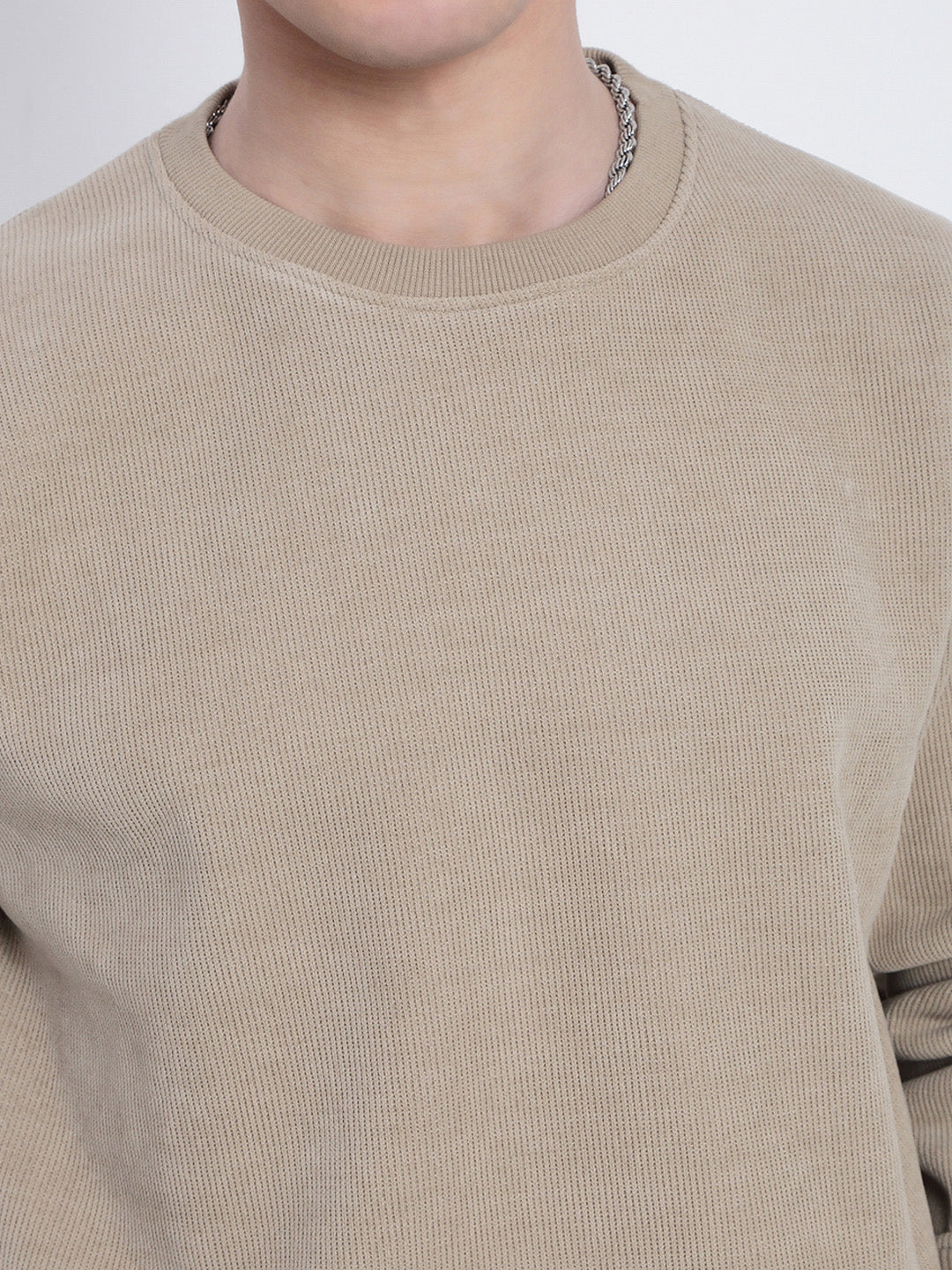 Men's Beige Sweatshirt