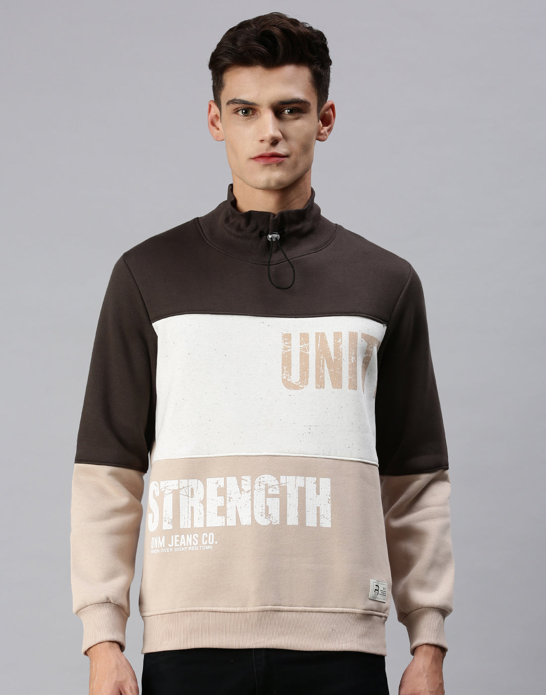 Men Colourblocked Multi Sweatshirt