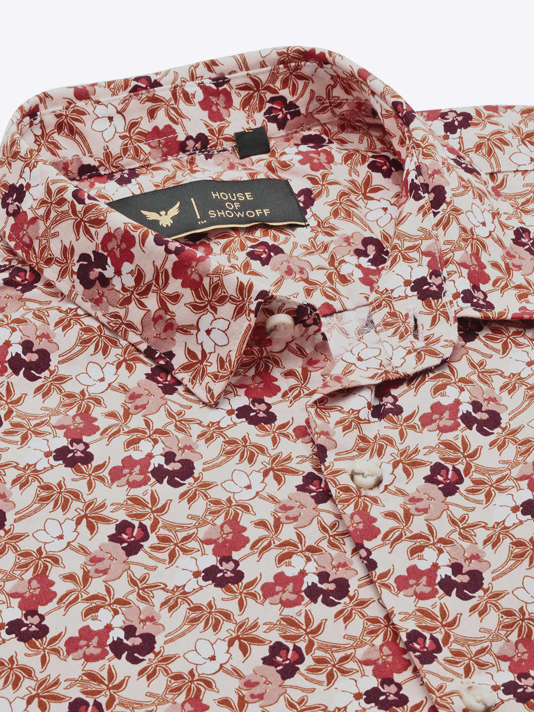 Men Floral Multi Slim Fit Shirt