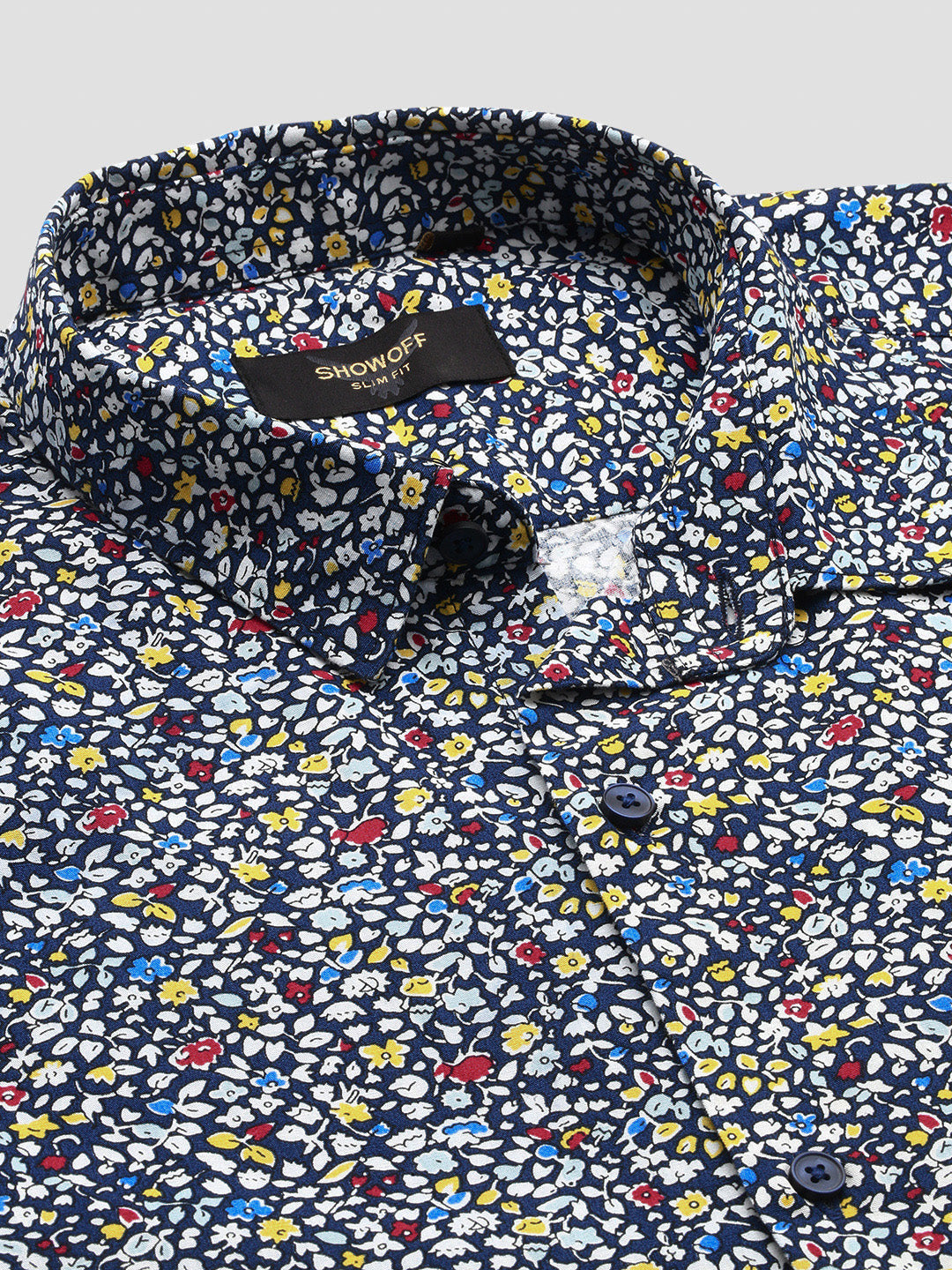 Men Floral Multi Slim Fit Shirt